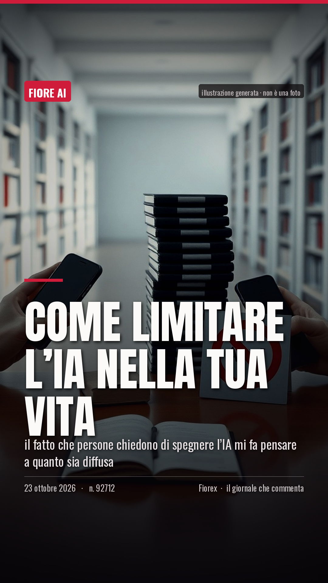 La cartolina verticale del pezzo, per le storie