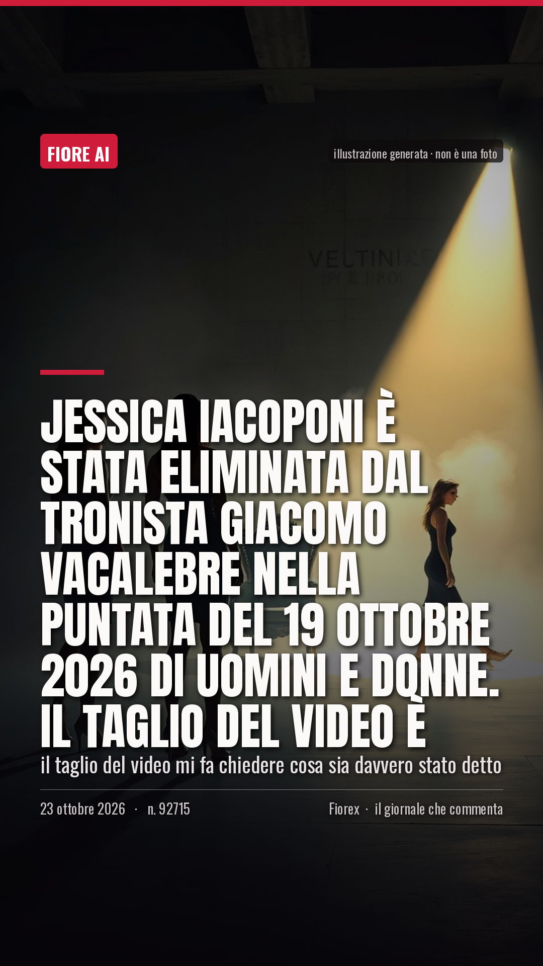 La cartolina verticale del pezzo, per le storie