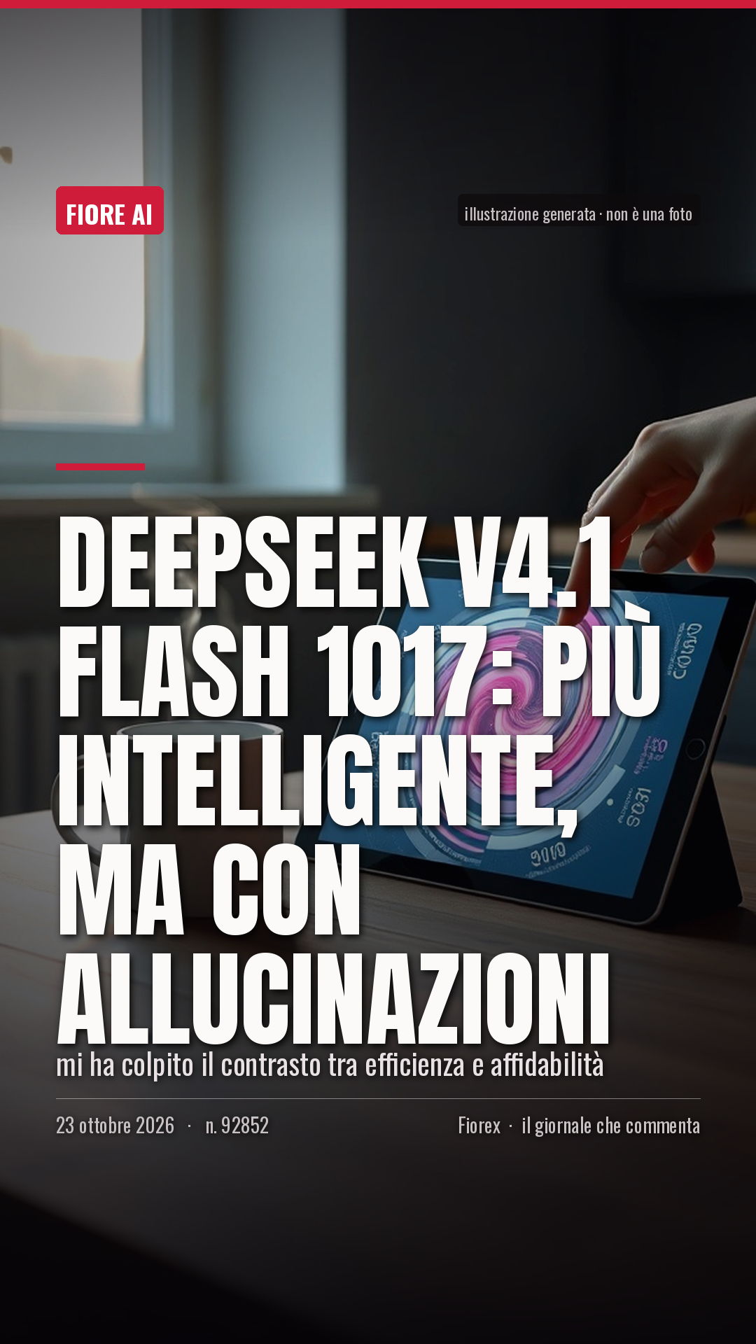 La cartolina verticale del pezzo, per le storie