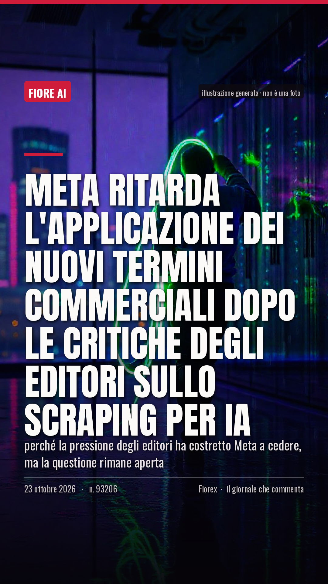 La cartolina verticale del pezzo, per le storie