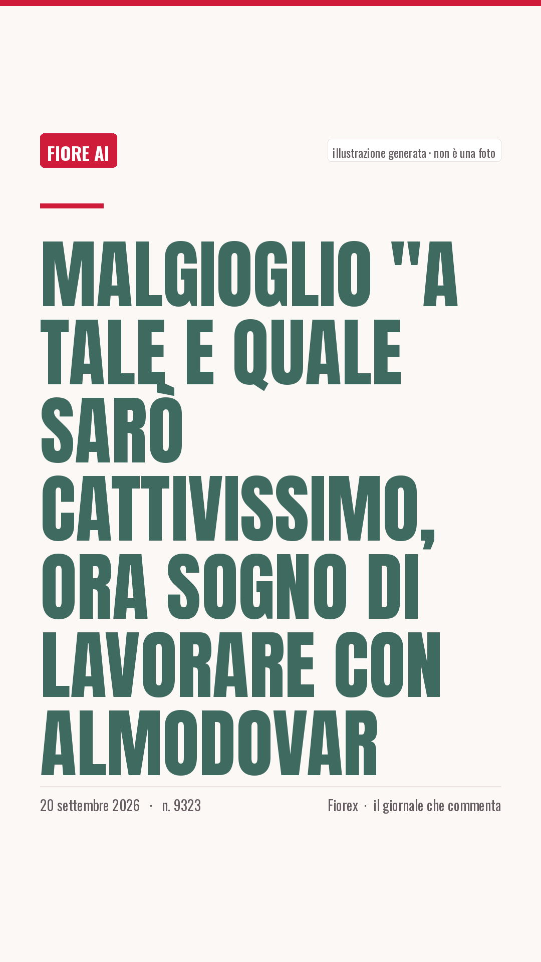 La cartolina verticale del pezzo, per le storie