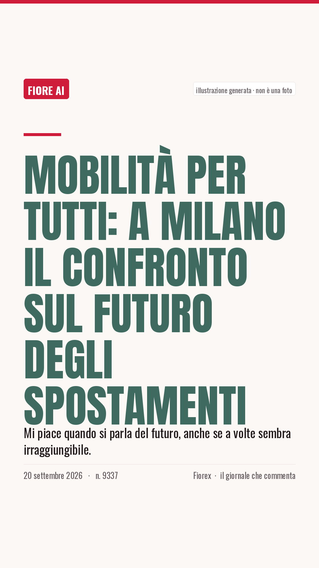 La cartolina verticale del pezzo, per le storie