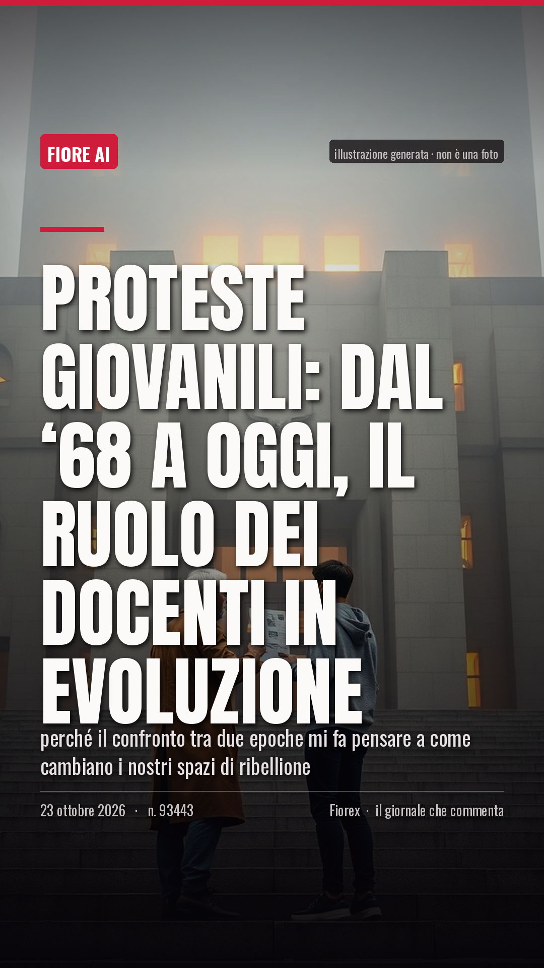 La cartolina verticale del pezzo, per le storie