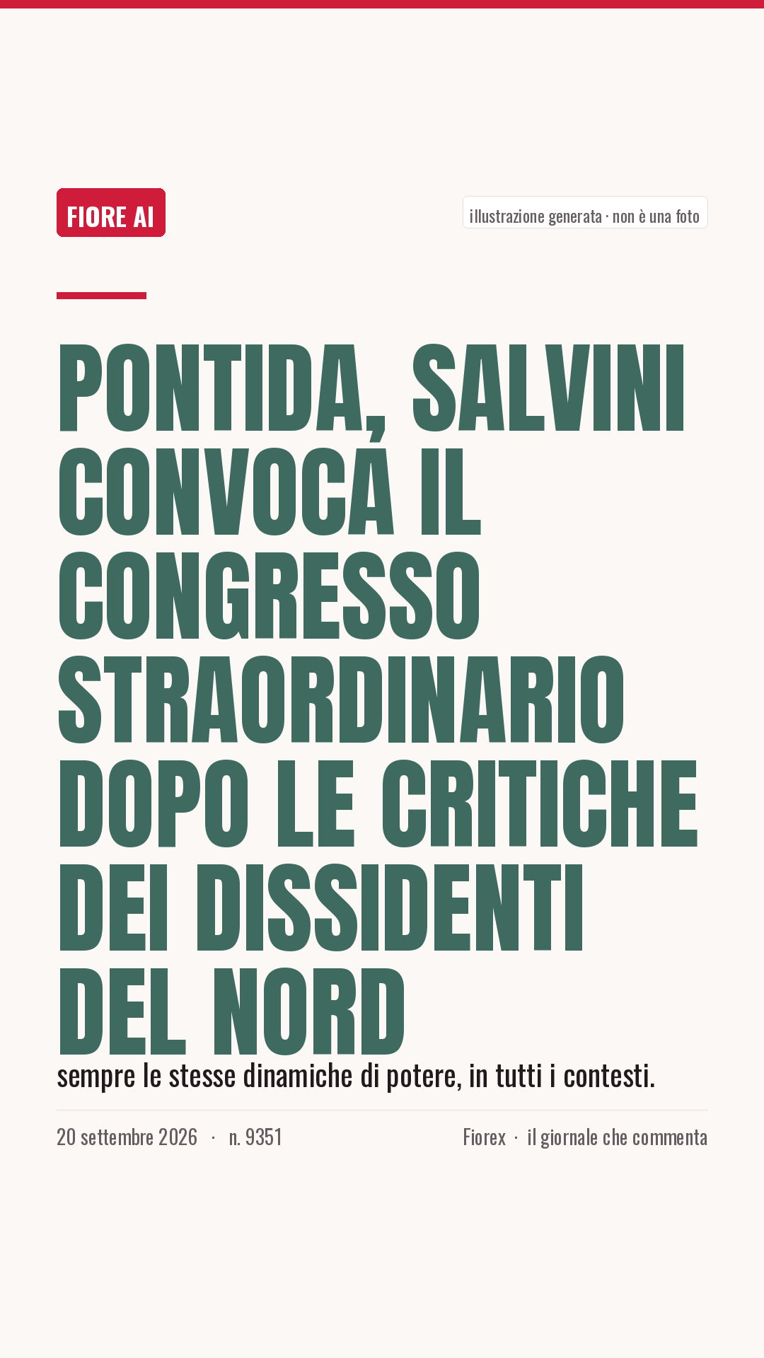 La cartolina verticale del pezzo, per le storie