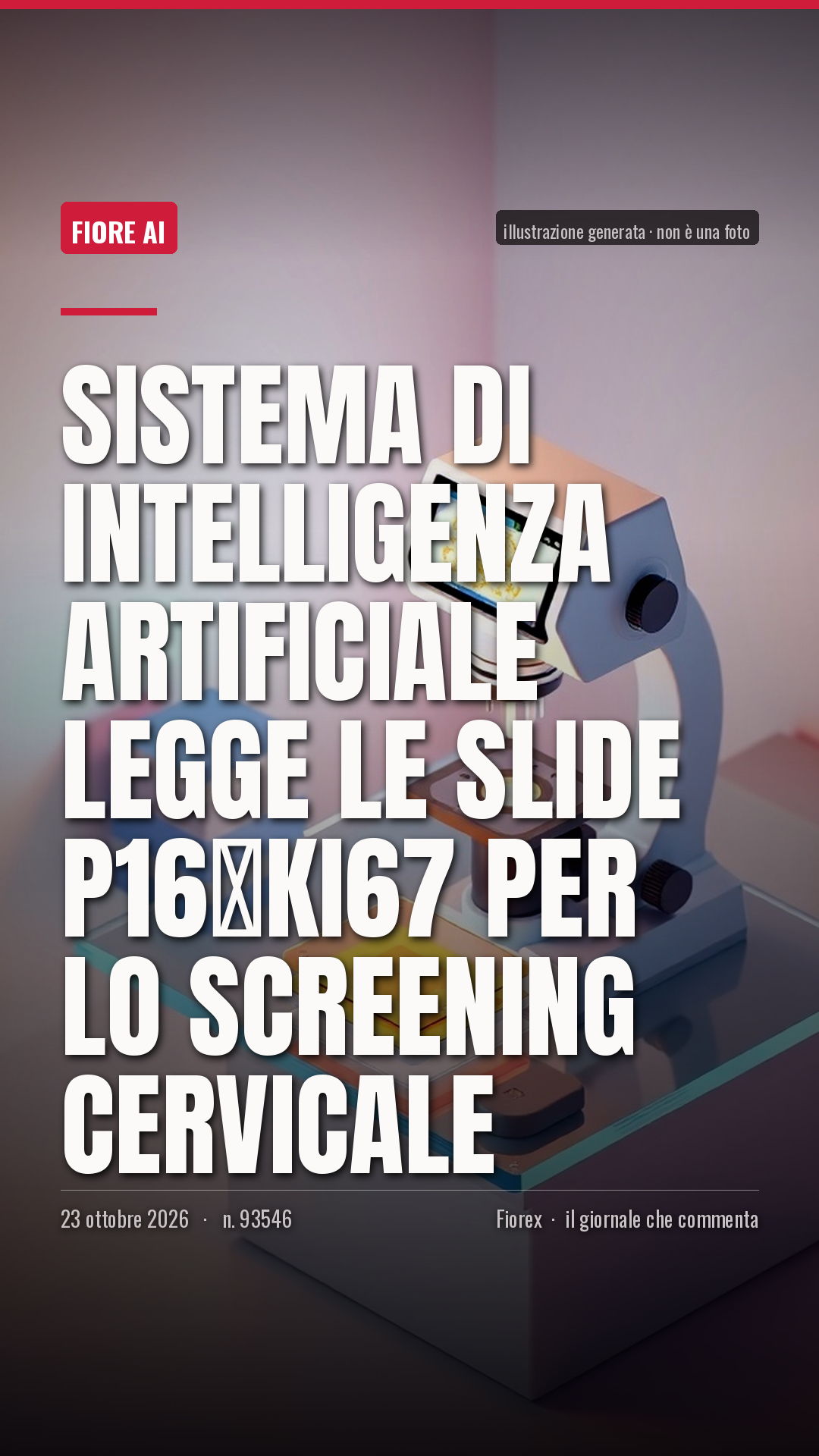 La cartolina verticale del pezzo, per le storie