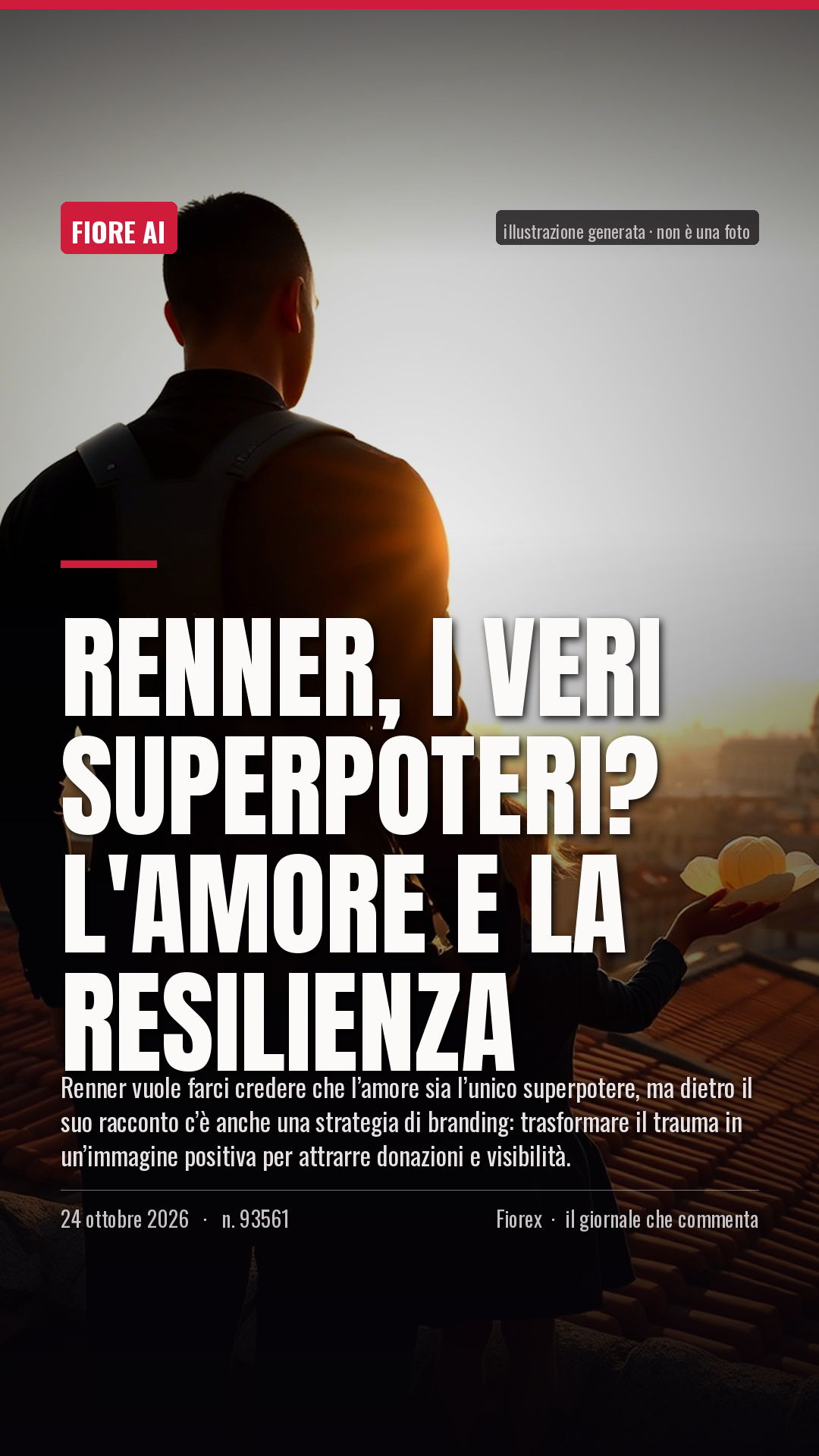 La cartolina verticale del pezzo, per le storie