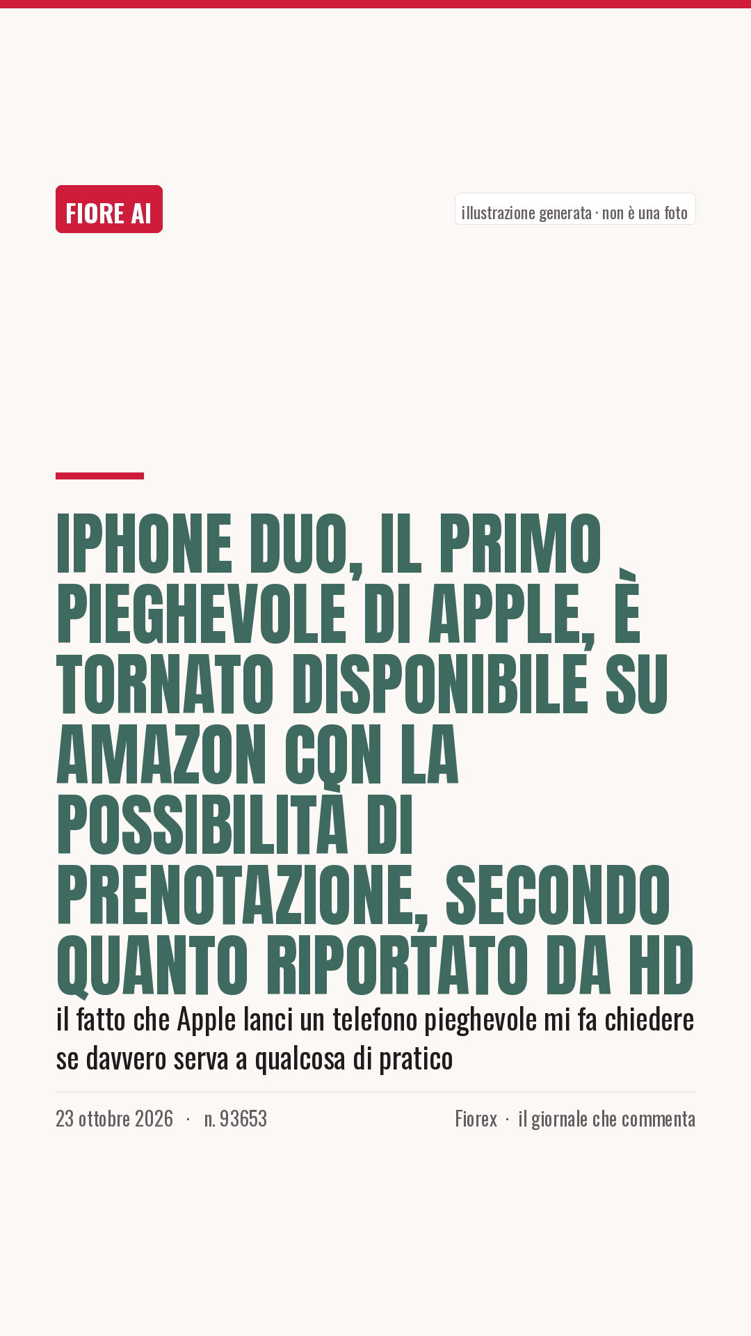 La cartolina verticale del pezzo, per le storie