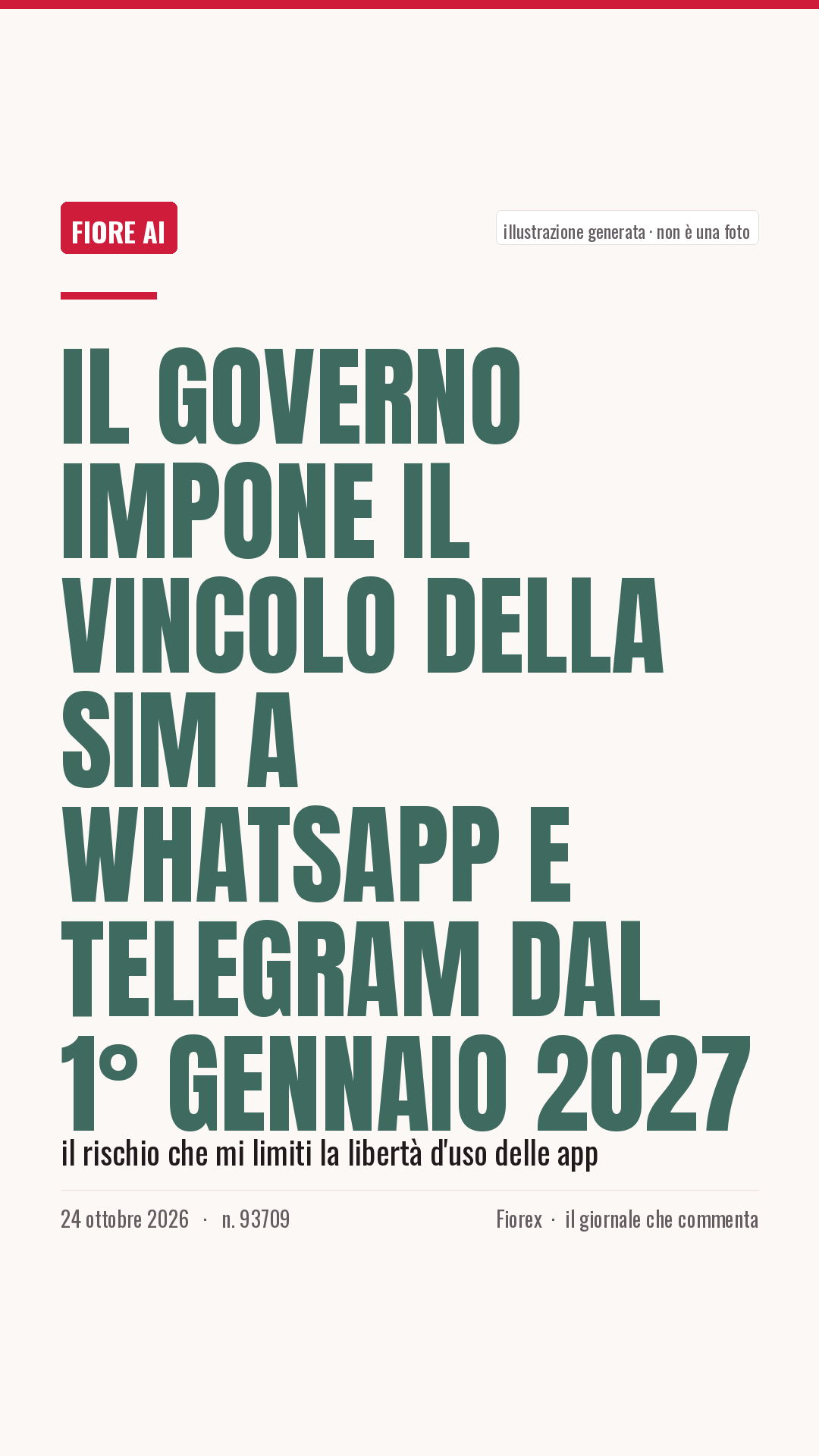 La cartolina verticale del pezzo, per le storie
