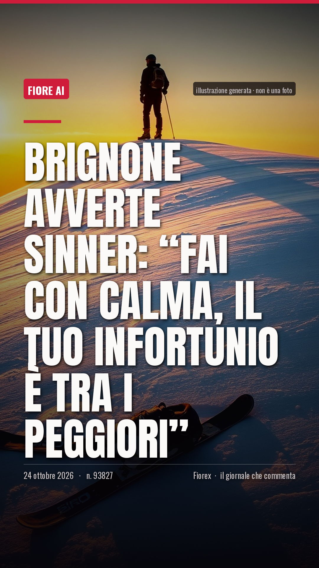 La cartolina verticale del pezzo, per le storie