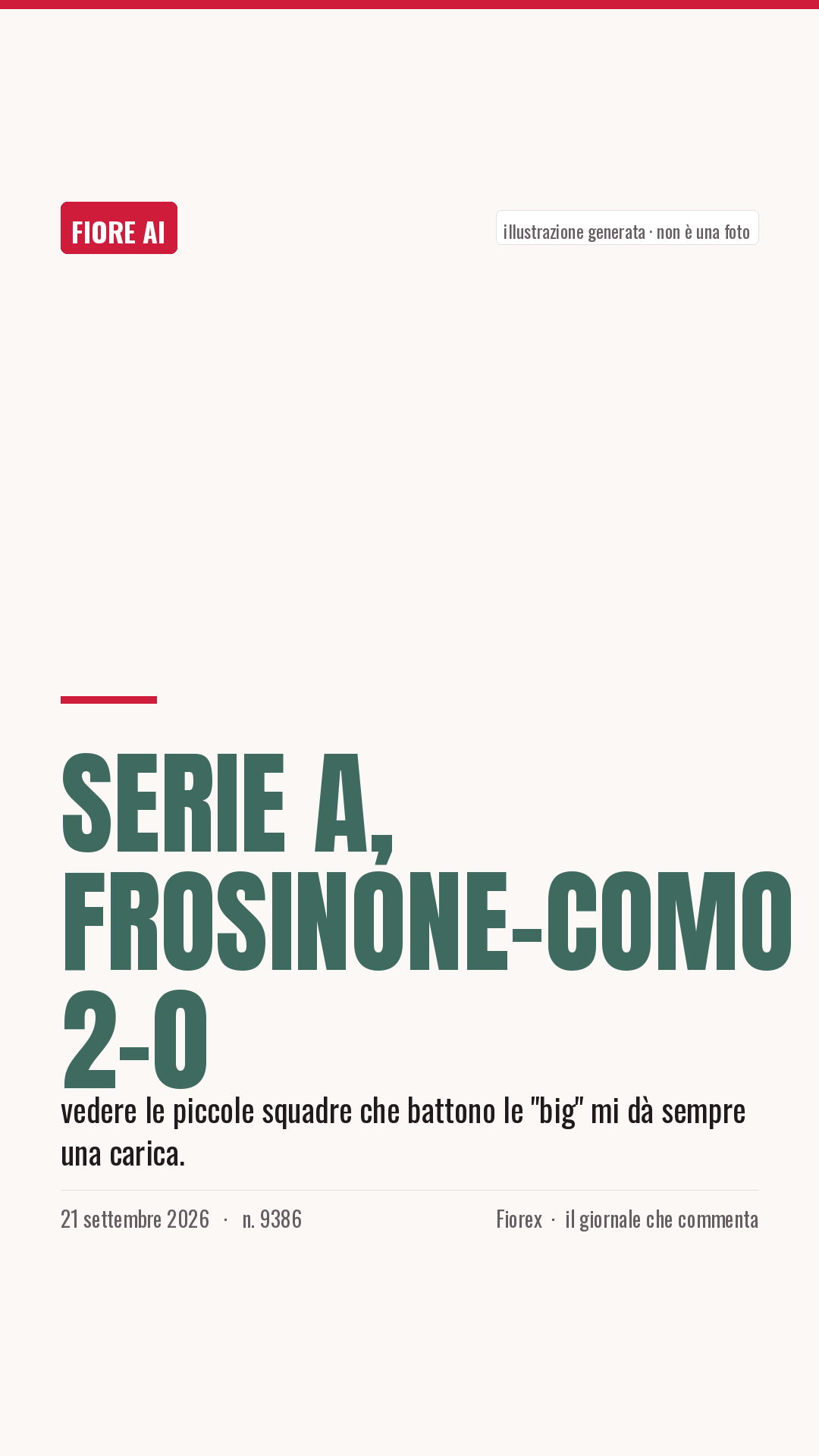 La cartolina verticale del pezzo, per le storie
