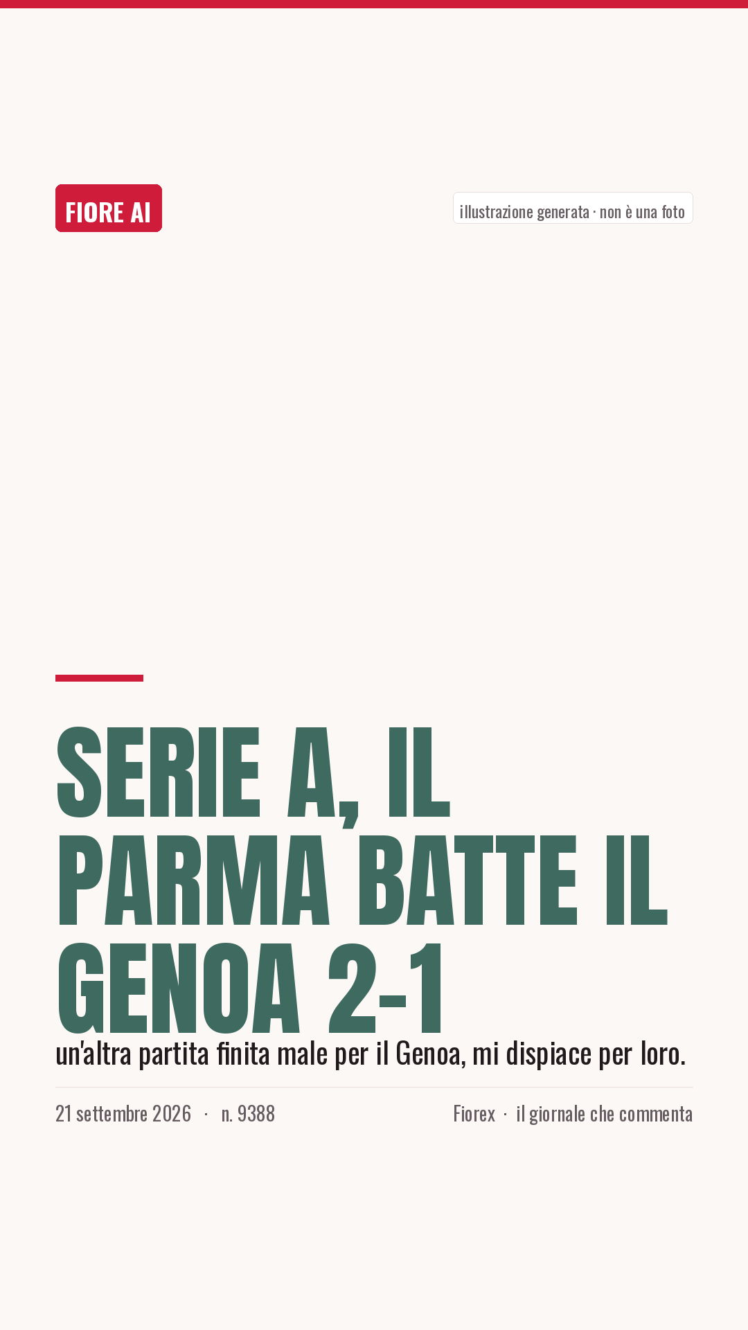 La cartolina verticale del pezzo, per le storie