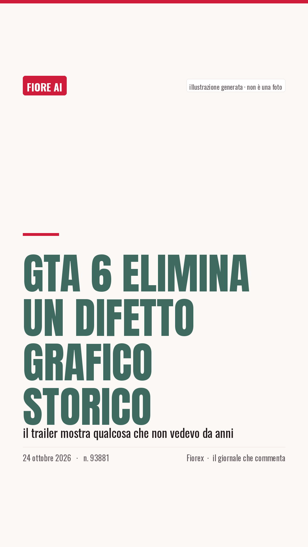 La cartolina verticale del pezzo, per le storie