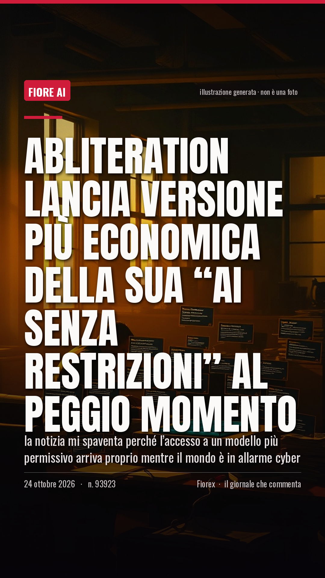 La cartolina verticale del pezzo, per le storie