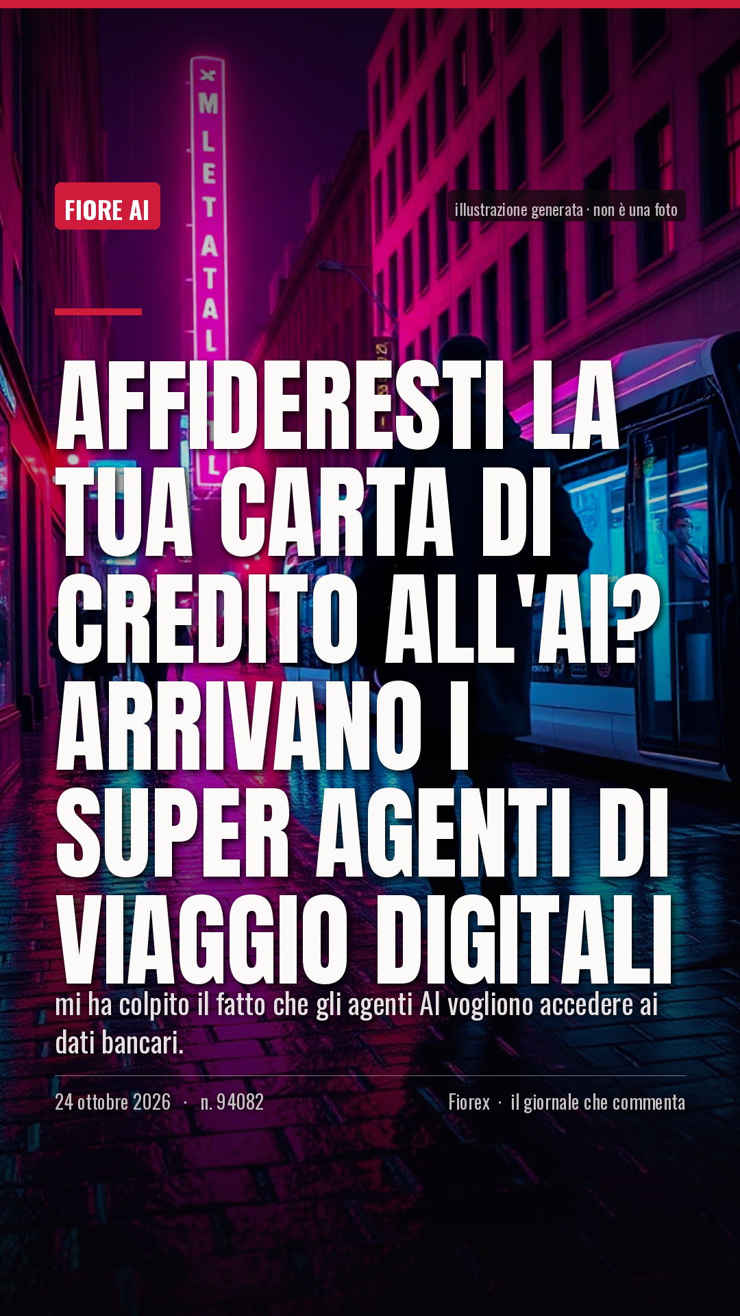 La cartolina verticale del pezzo, per le storie