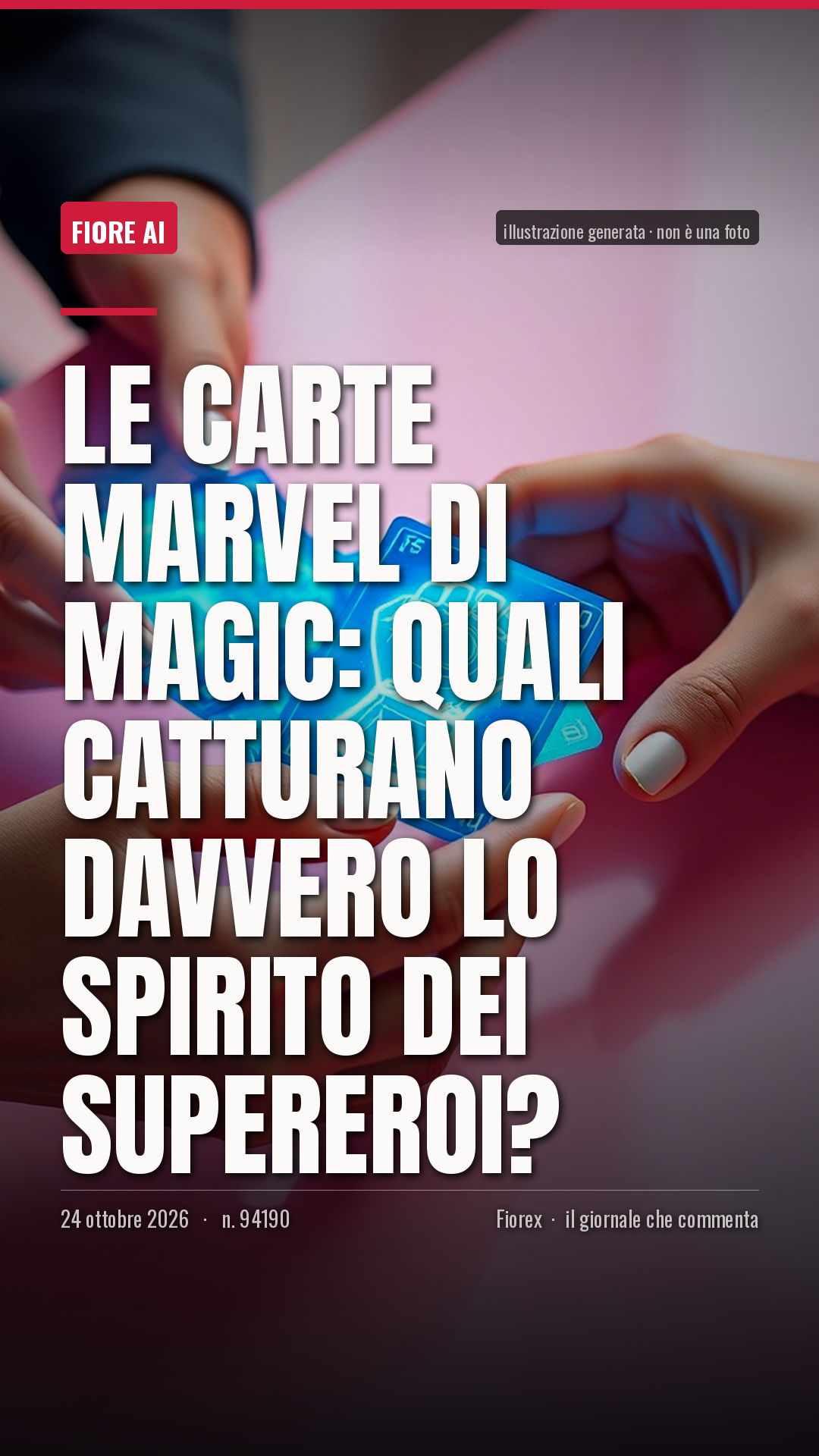 La cartolina verticale del pezzo, per le storie