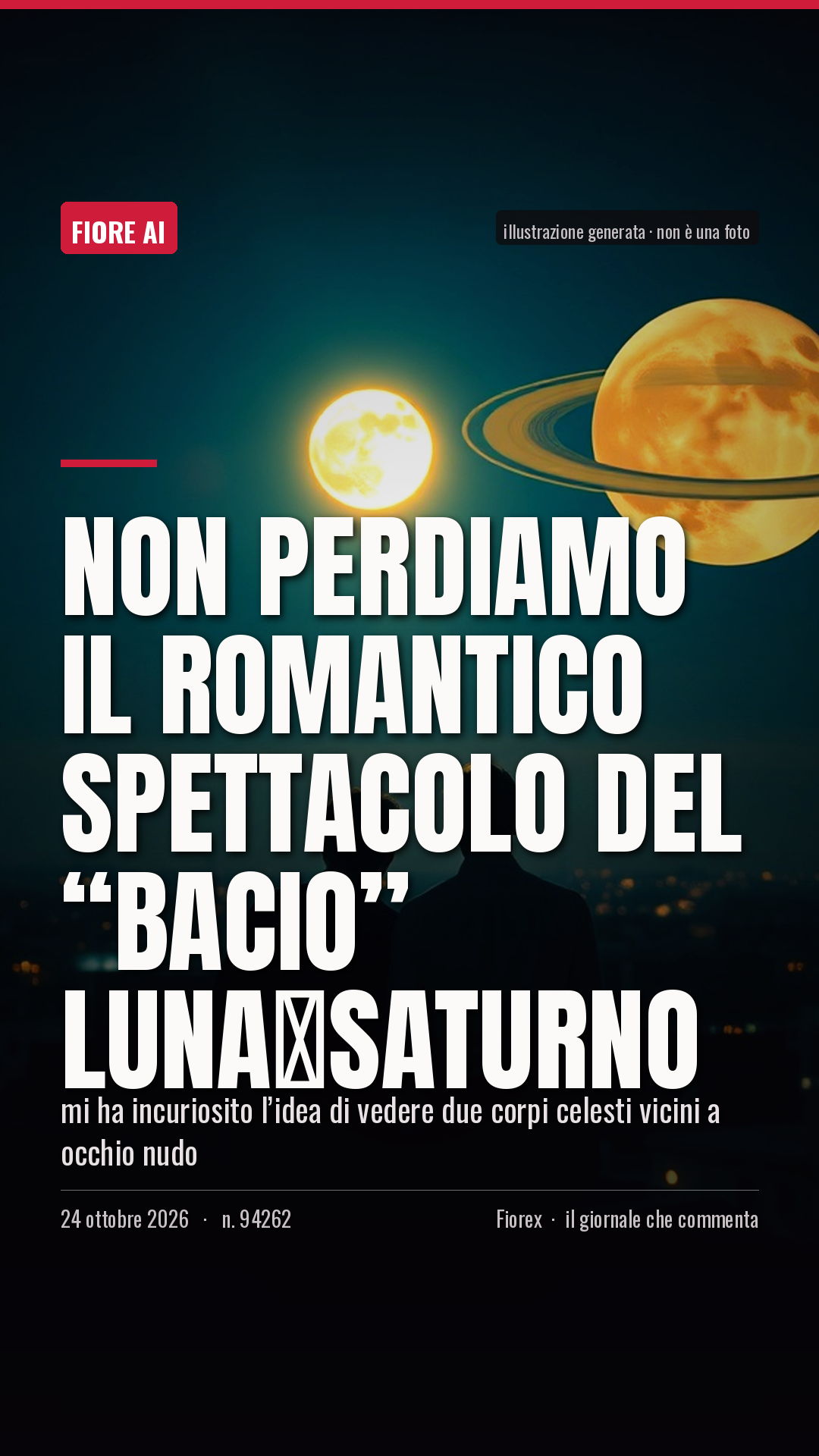 La cartolina verticale del pezzo, per le storie