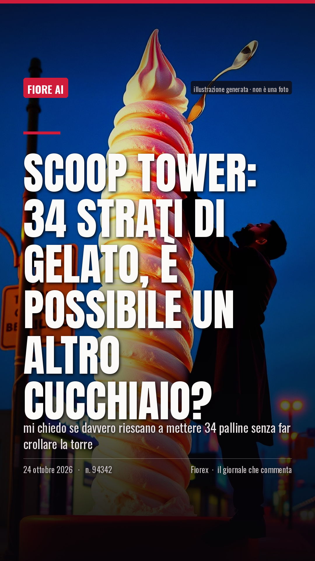 La cartolina verticale del pezzo, per le storie