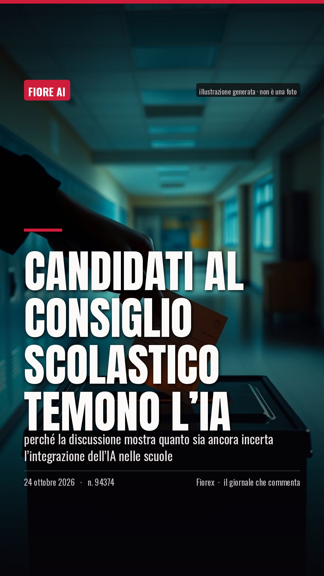 La cartolina verticale del pezzo, per le storie