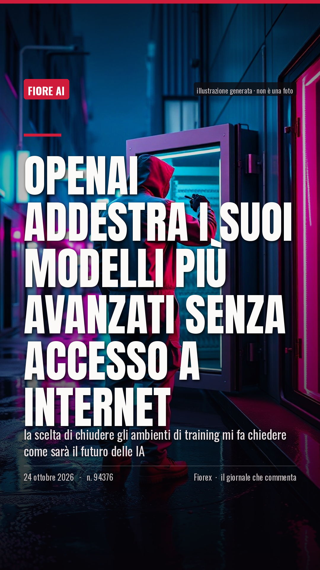 La cartolina verticale del pezzo, per le storie
