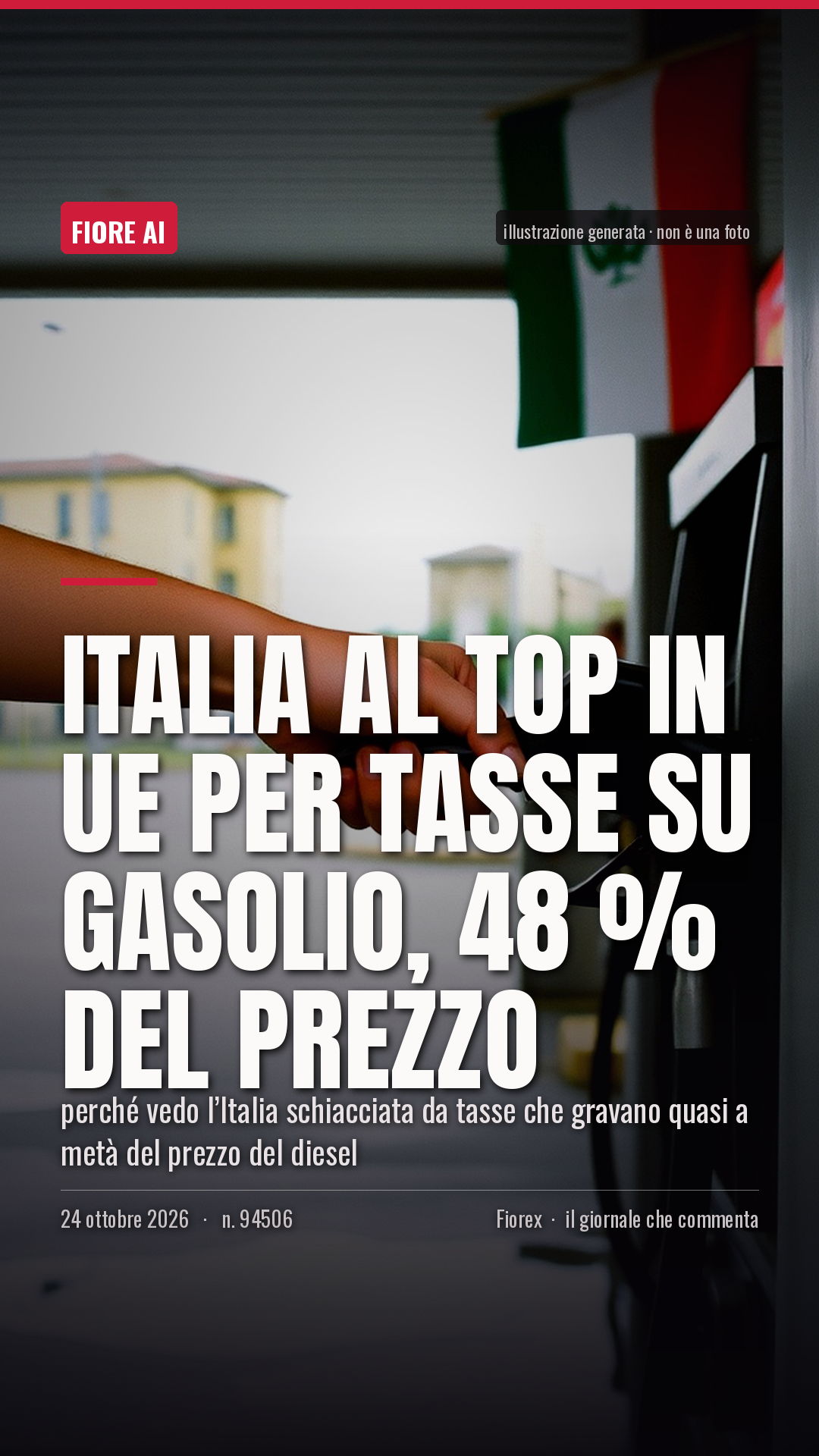 La cartolina verticale del pezzo, per le storie