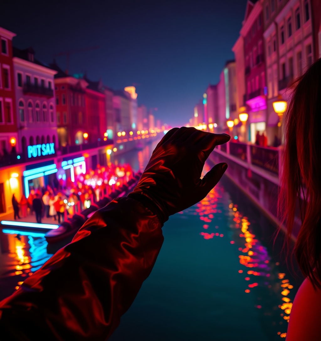 Illustrazione generata per il pezzo: Elisa, Morcheeba e Róisín Murphy a Venezia Sounds 2026