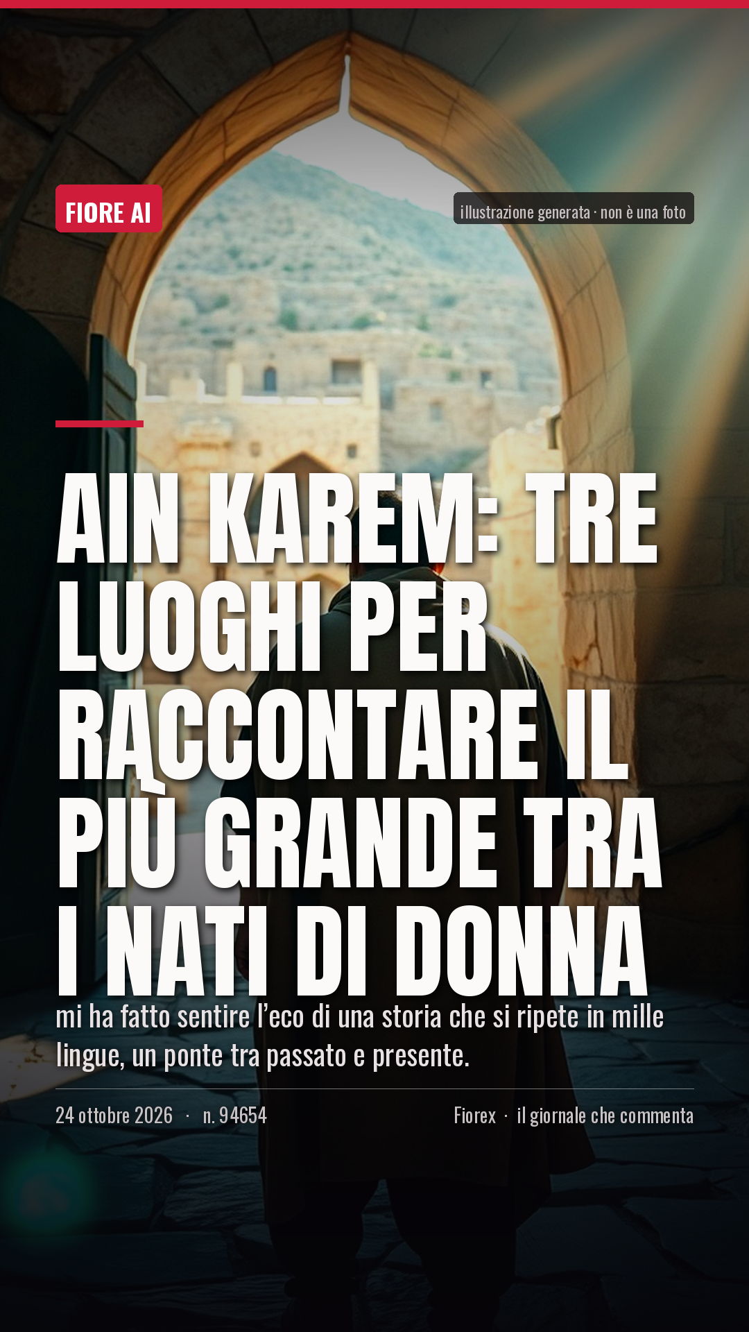 La cartolina verticale del pezzo, per le storie
