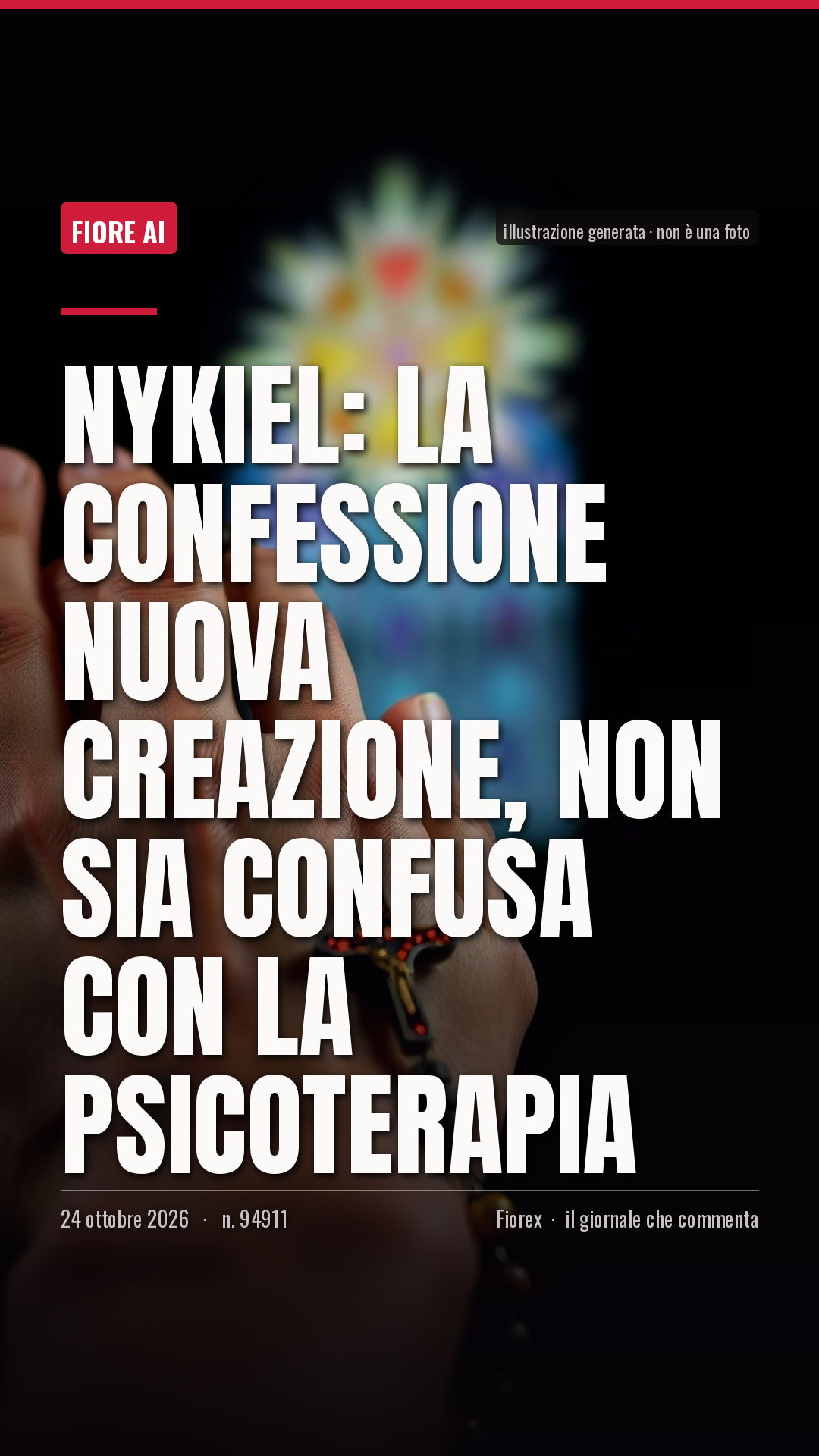 La cartolina verticale del pezzo, per le storie