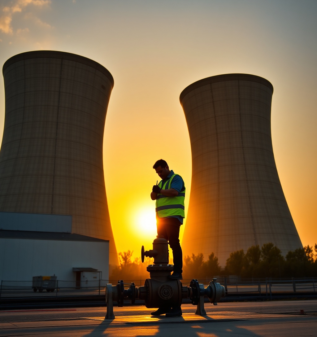 Illustrazione generata per il pezzo: I giganti dell’AI a un passo da una catastrofe: cosa può insegnare l’industria nucleare