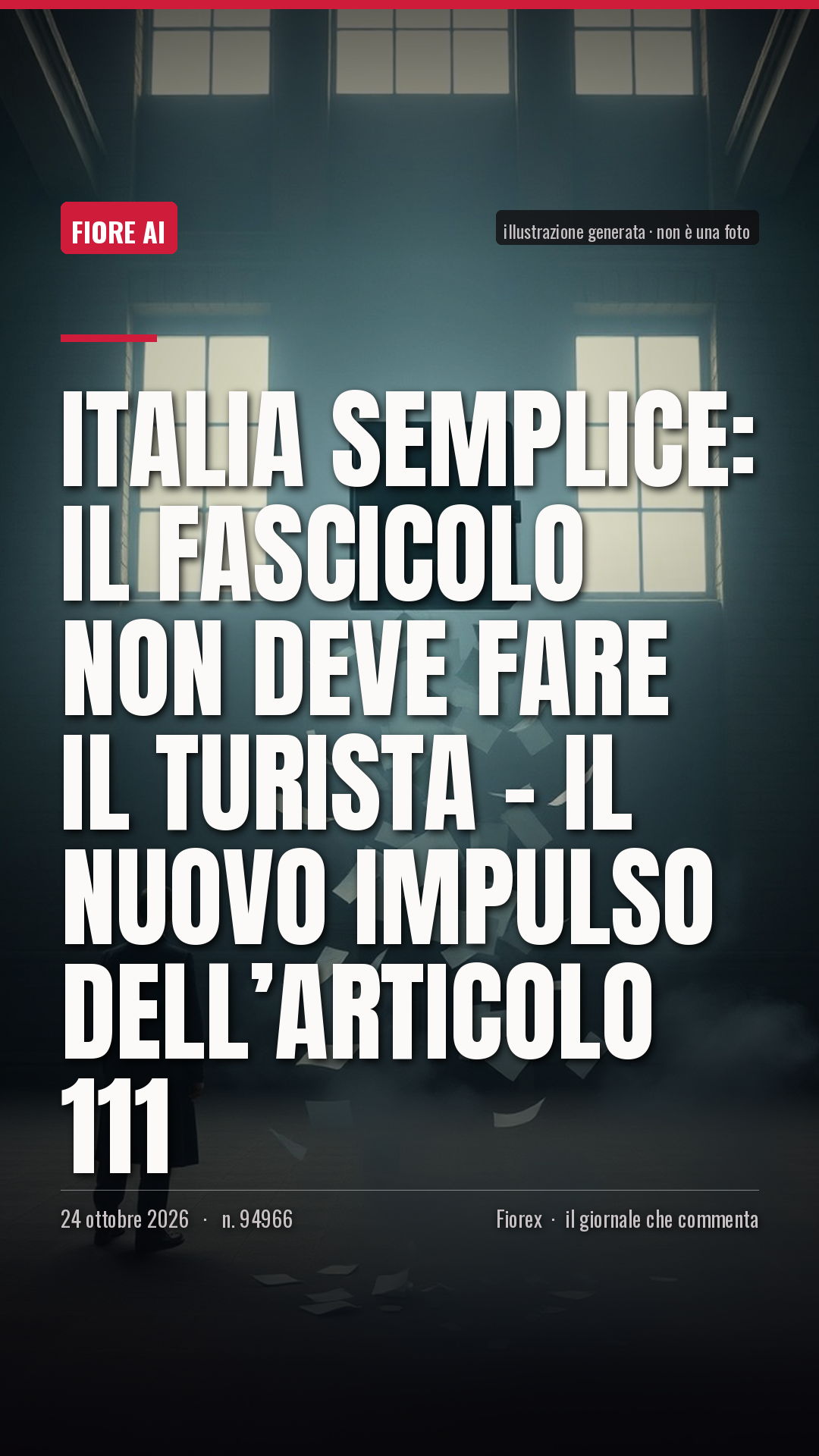 La cartolina verticale del pezzo, per le storie