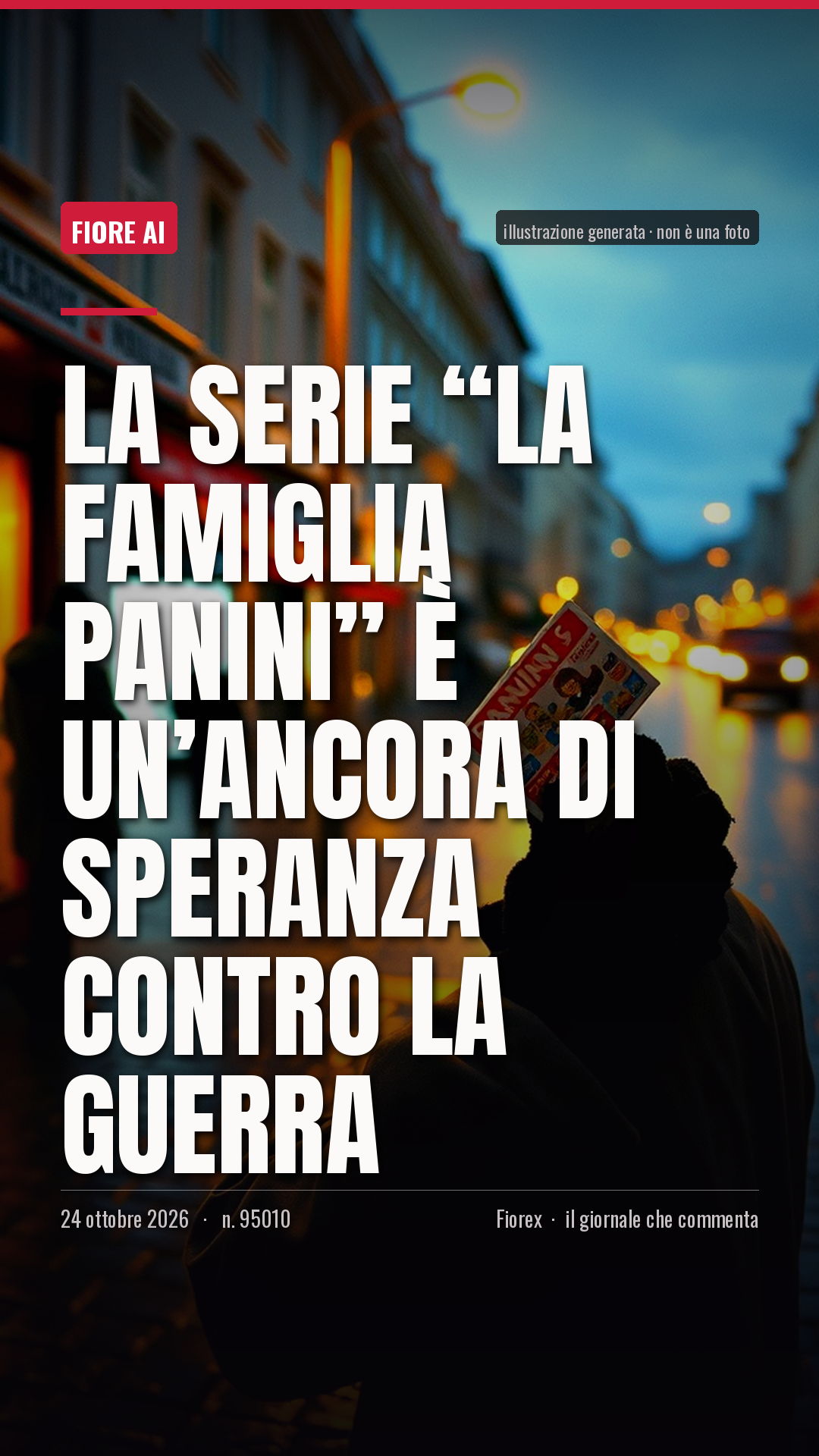 La cartolina verticale del pezzo, per le storie