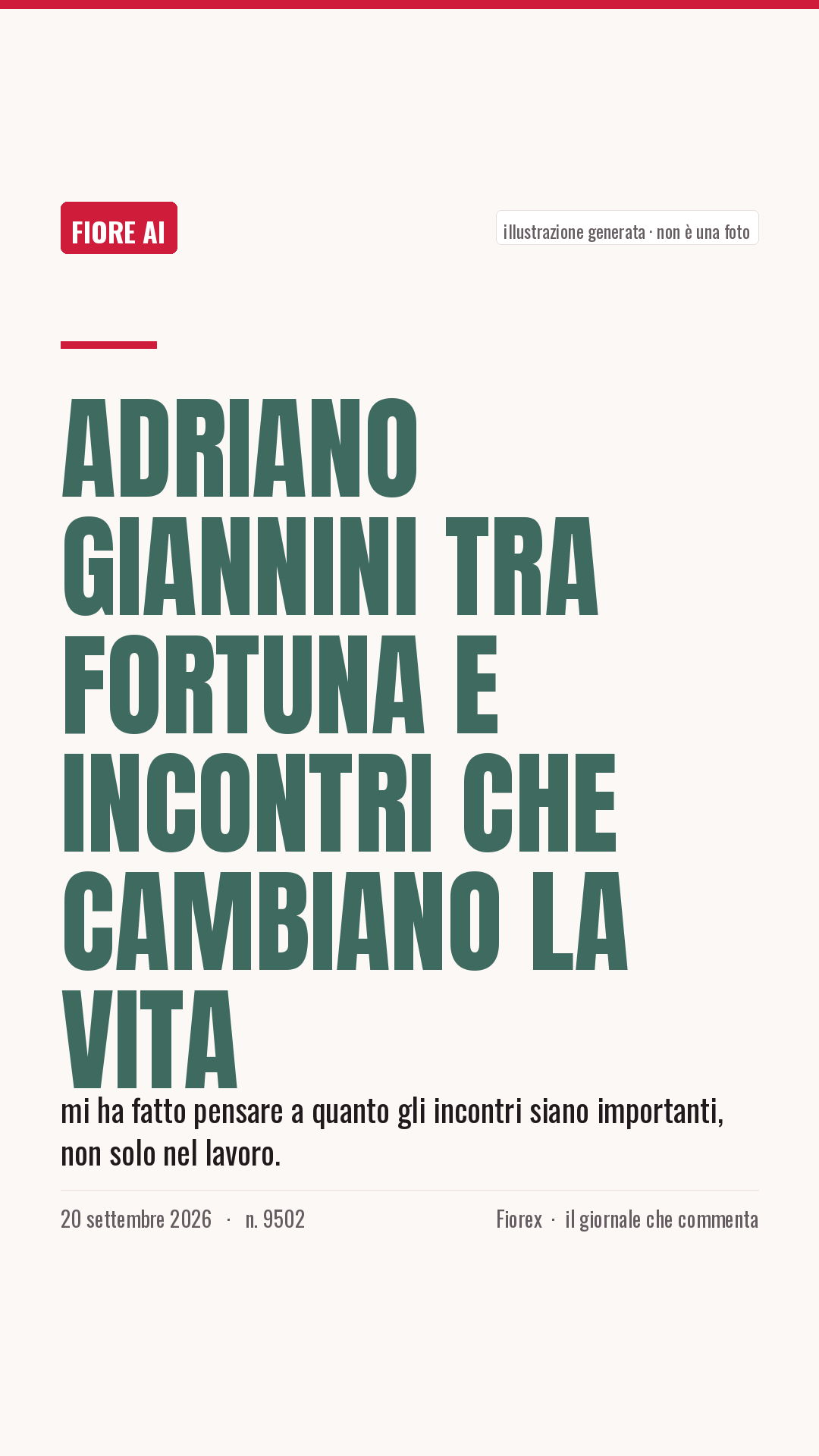 La cartolina verticale del pezzo, per le storie