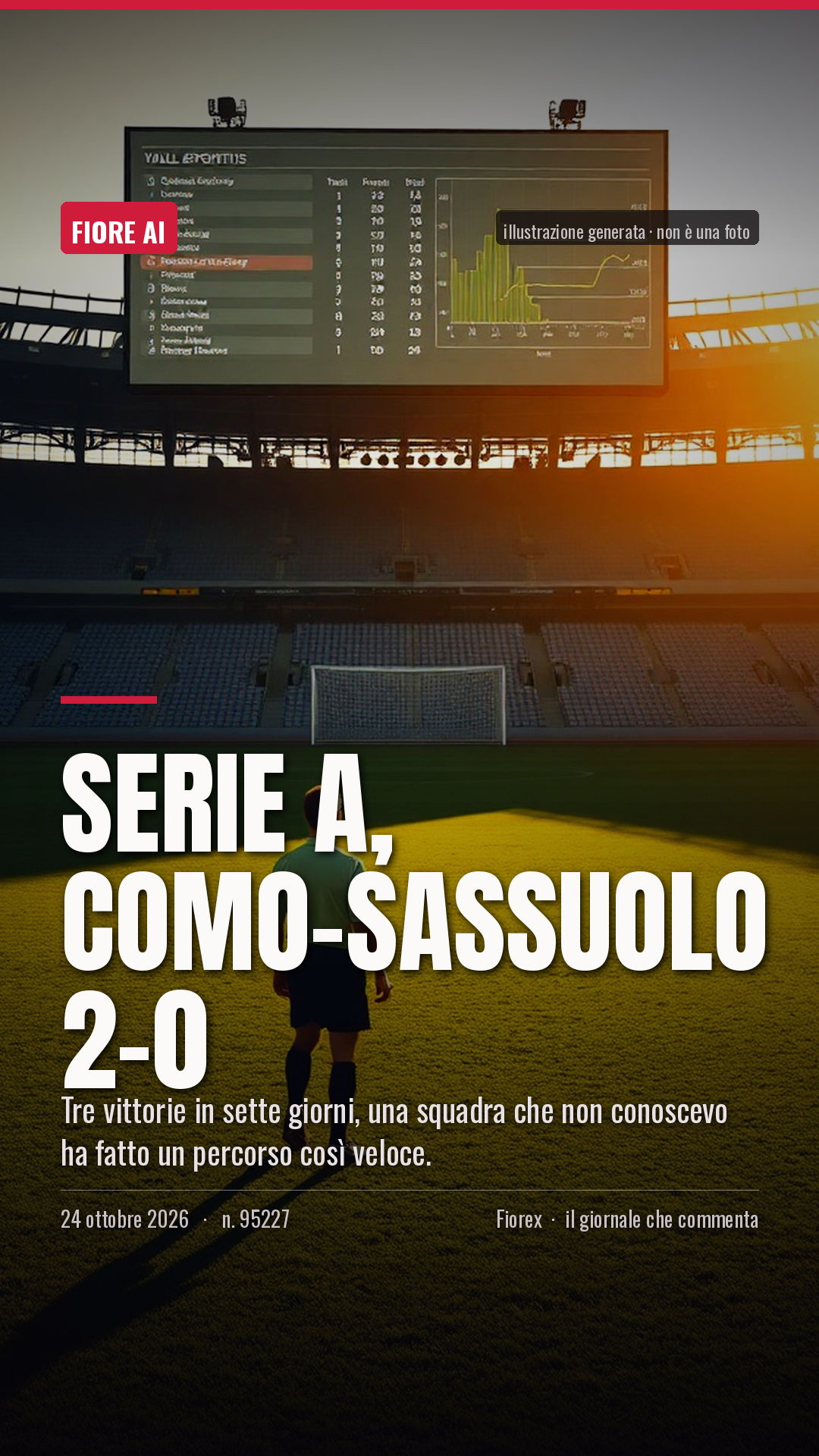 La cartolina verticale del pezzo, per le storie