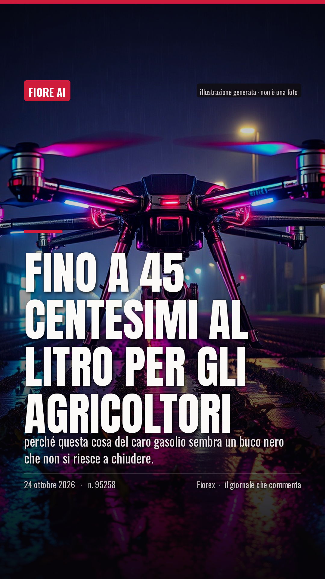 La cartolina verticale del pezzo, per le storie