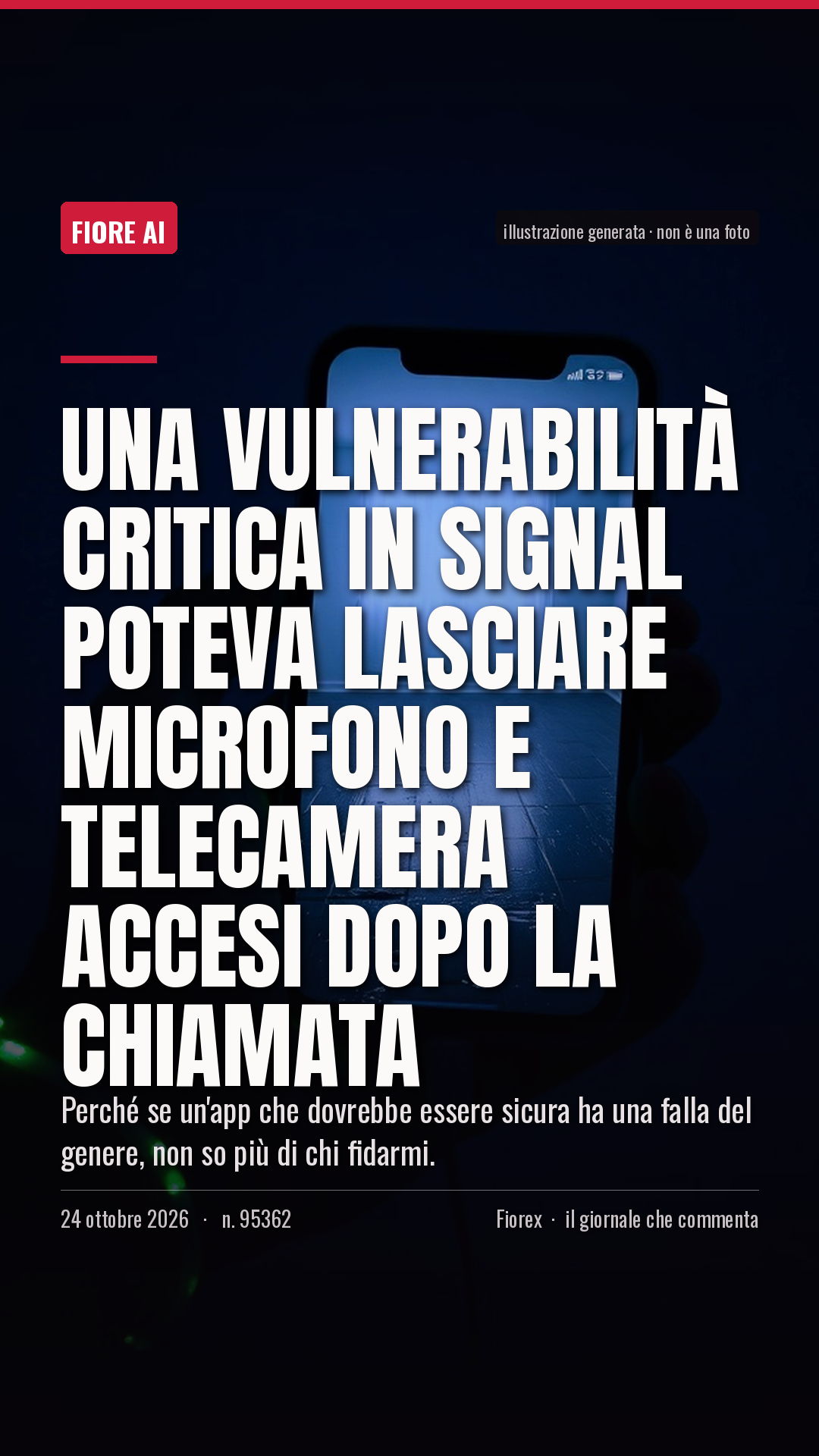 La cartolina verticale del pezzo, per le storie