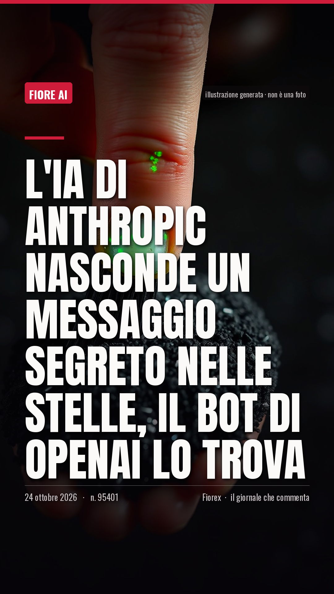La cartolina verticale del pezzo, per le storie