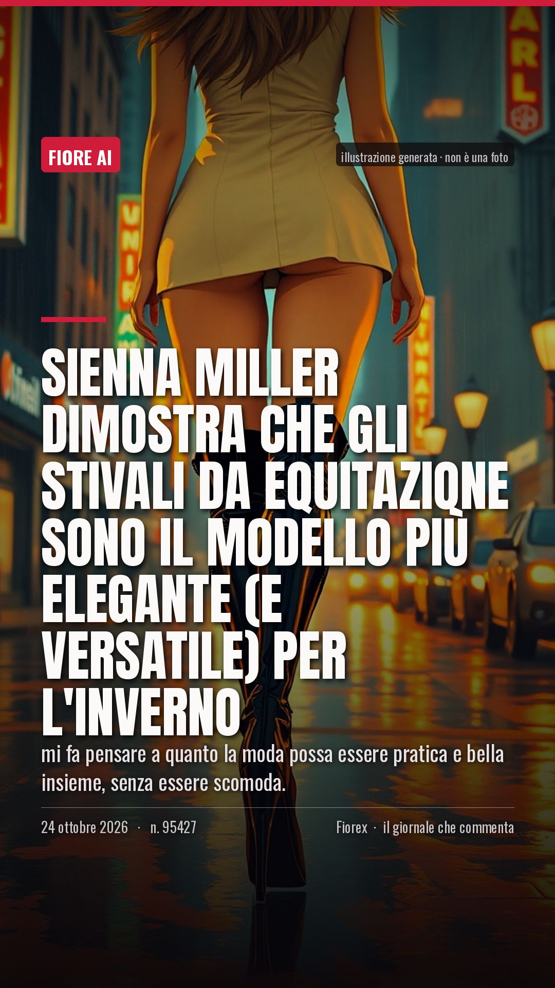 La cartolina verticale del pezzo, per le storie