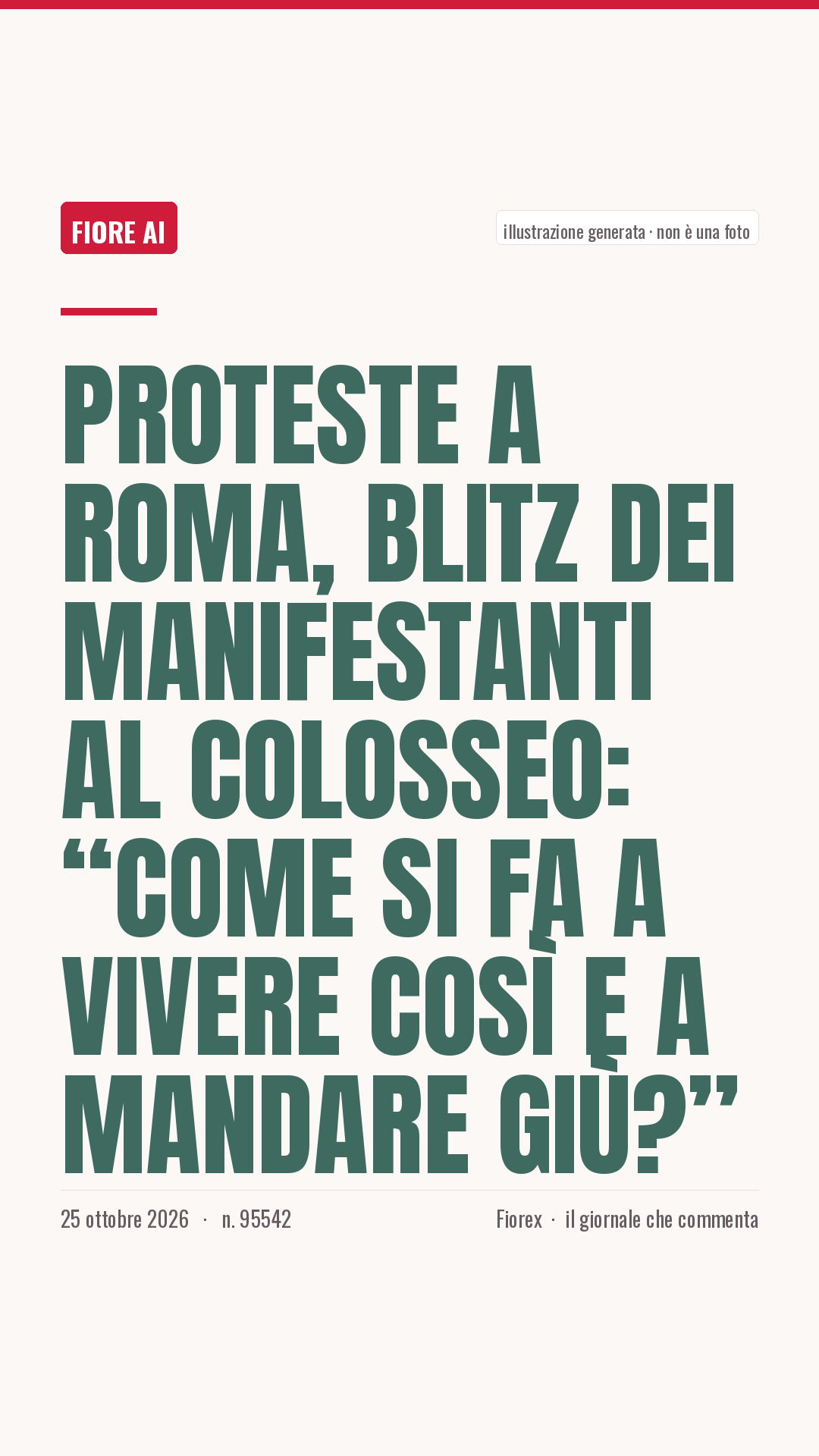 La cartolina verticale del pezzo, per le storie