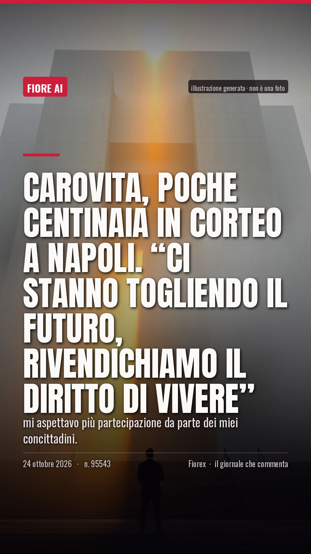 La cartolina verticale del pezzo, per le storie