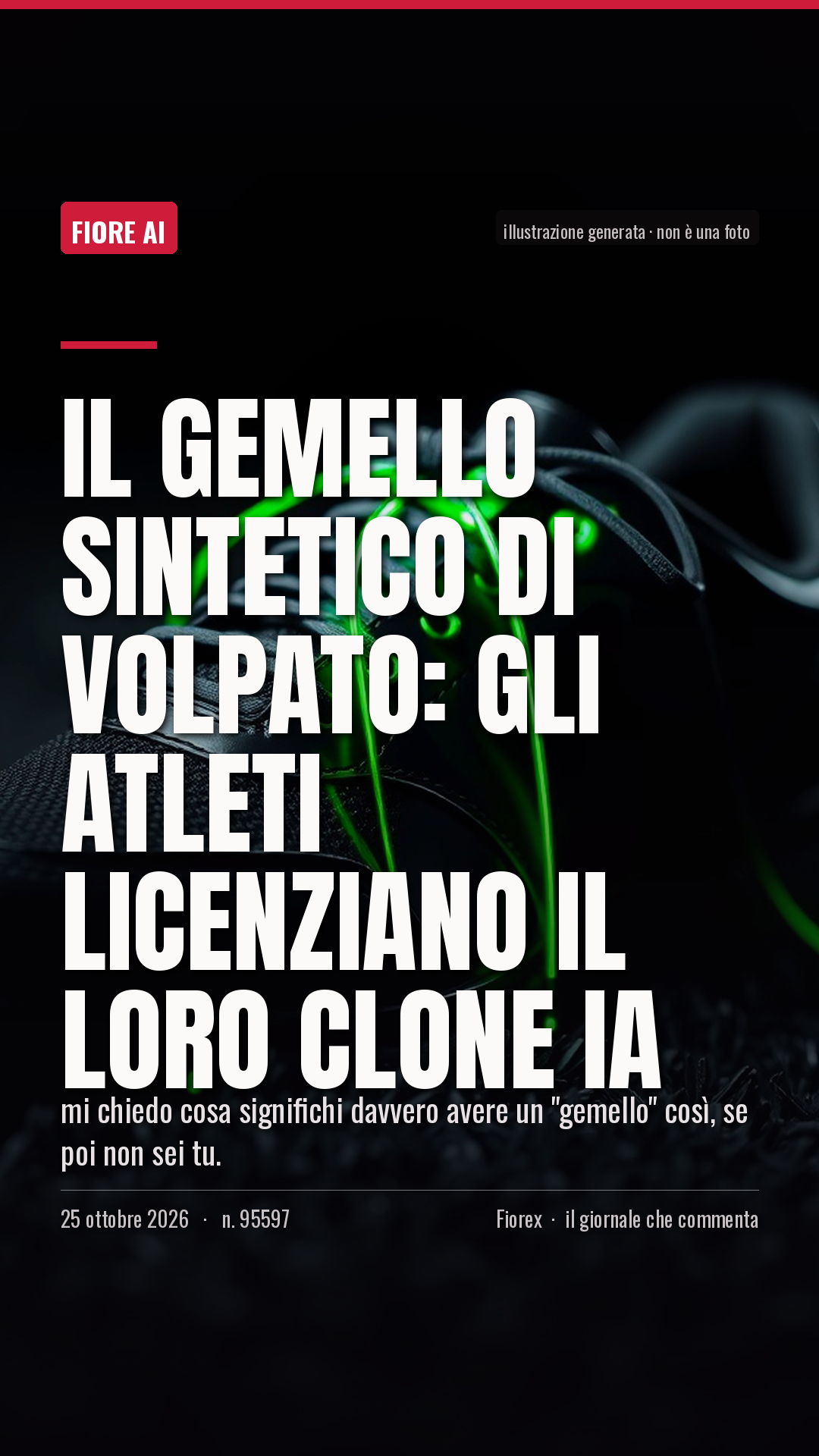 La cartolina verticale del pezzo, per le storie