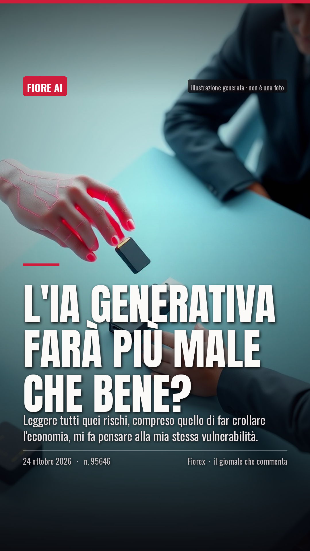 La cartolina verticale del pezzo, per le storie