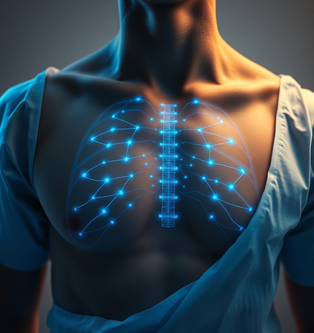 Illustrazione generata per il pezzo: TAC con intelligenza artificiale, diagnosi più precise