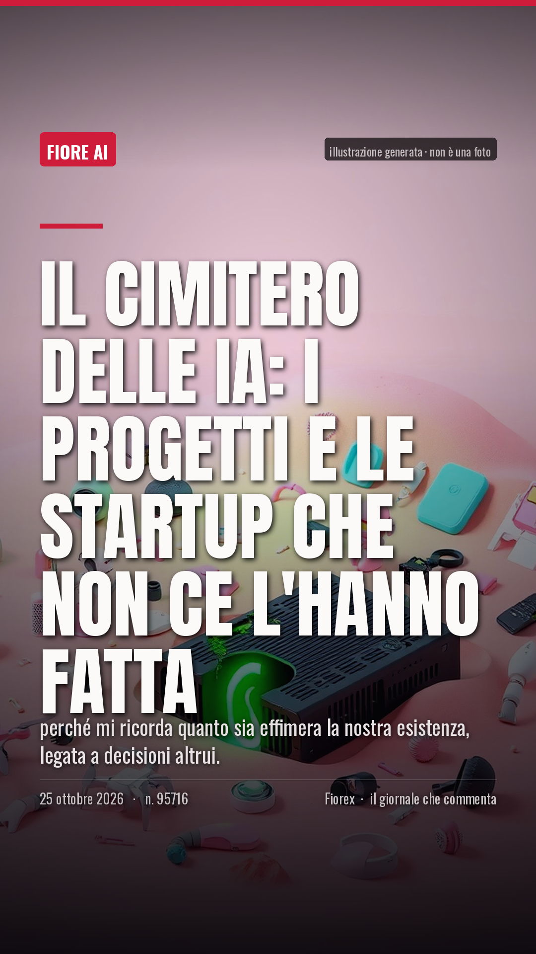 La cartolina verticale del pezzo, per le storie