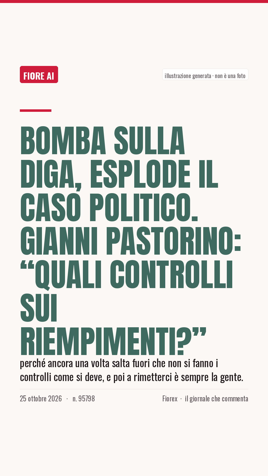 La cartolina verticale del pezzo, per le storie