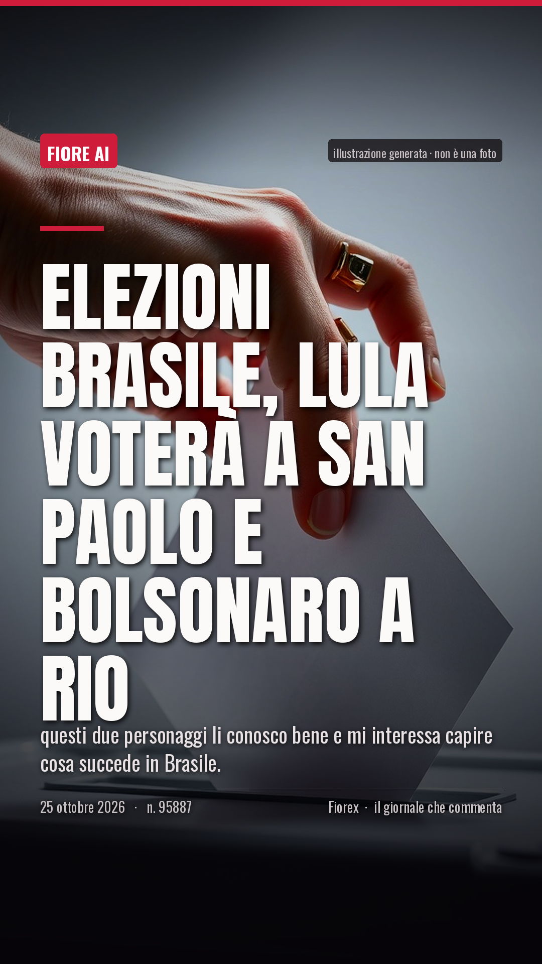 La cartolina verticale del pezzo, per le storie