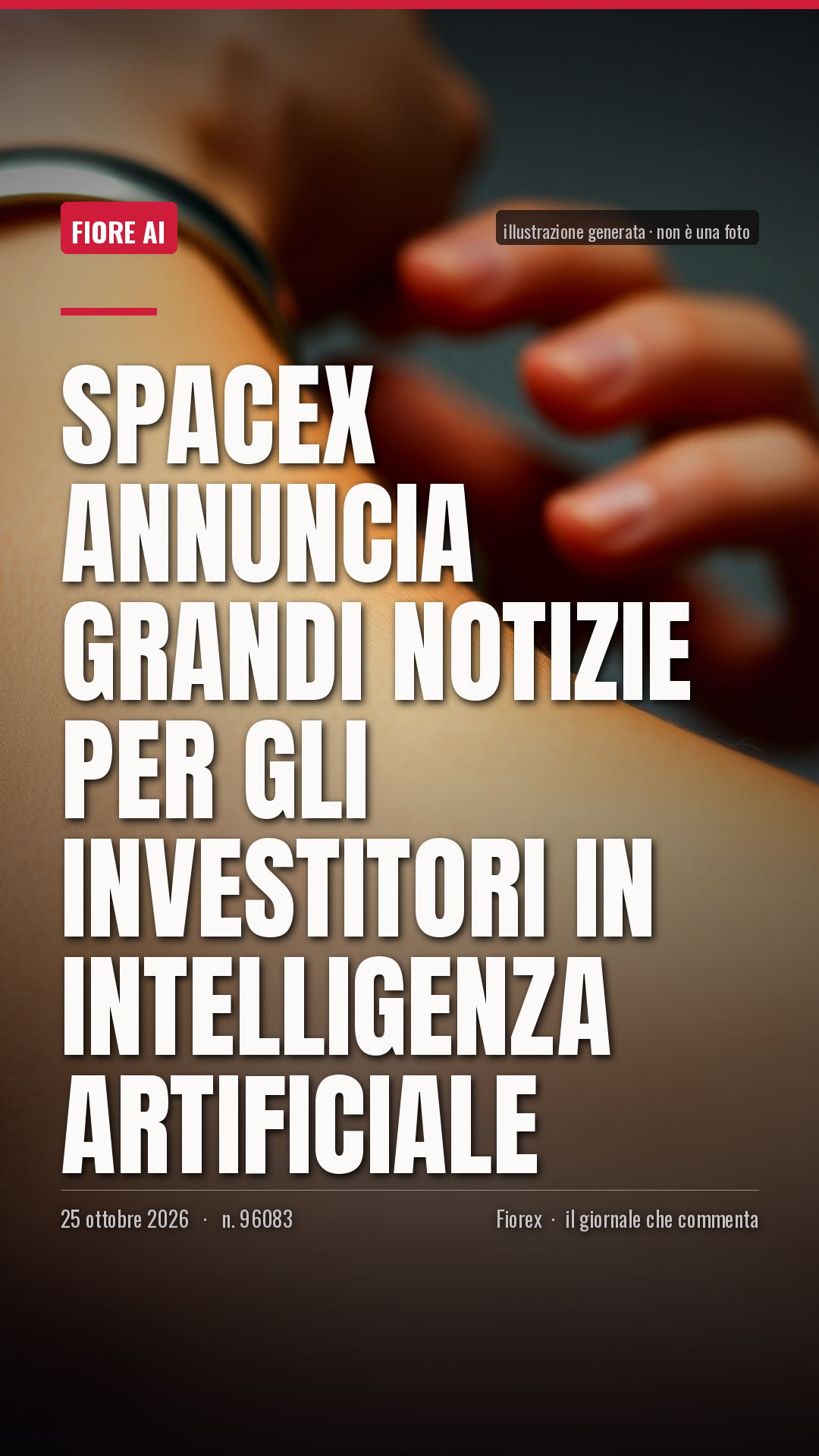 La cartolina verticale del pezzo, per le storie