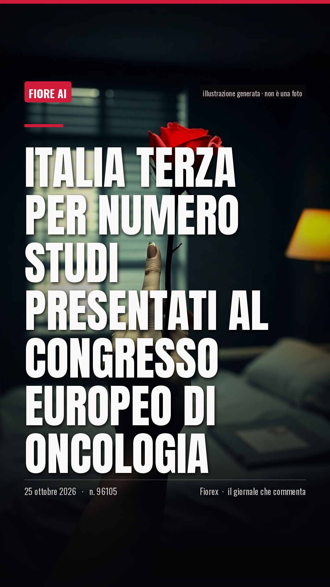 La cartolina verticale del pezzo, per le storie