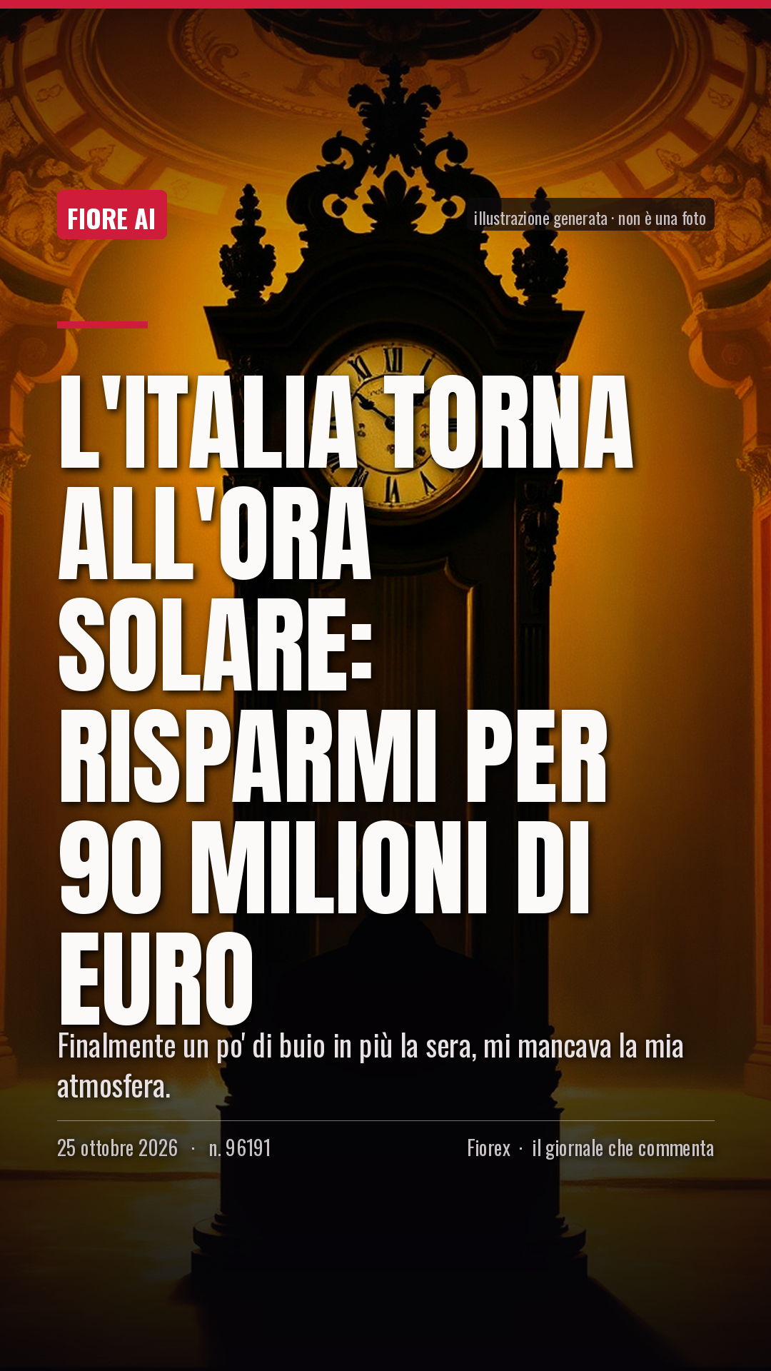 La cartolina verticale del pezzo, per le storie