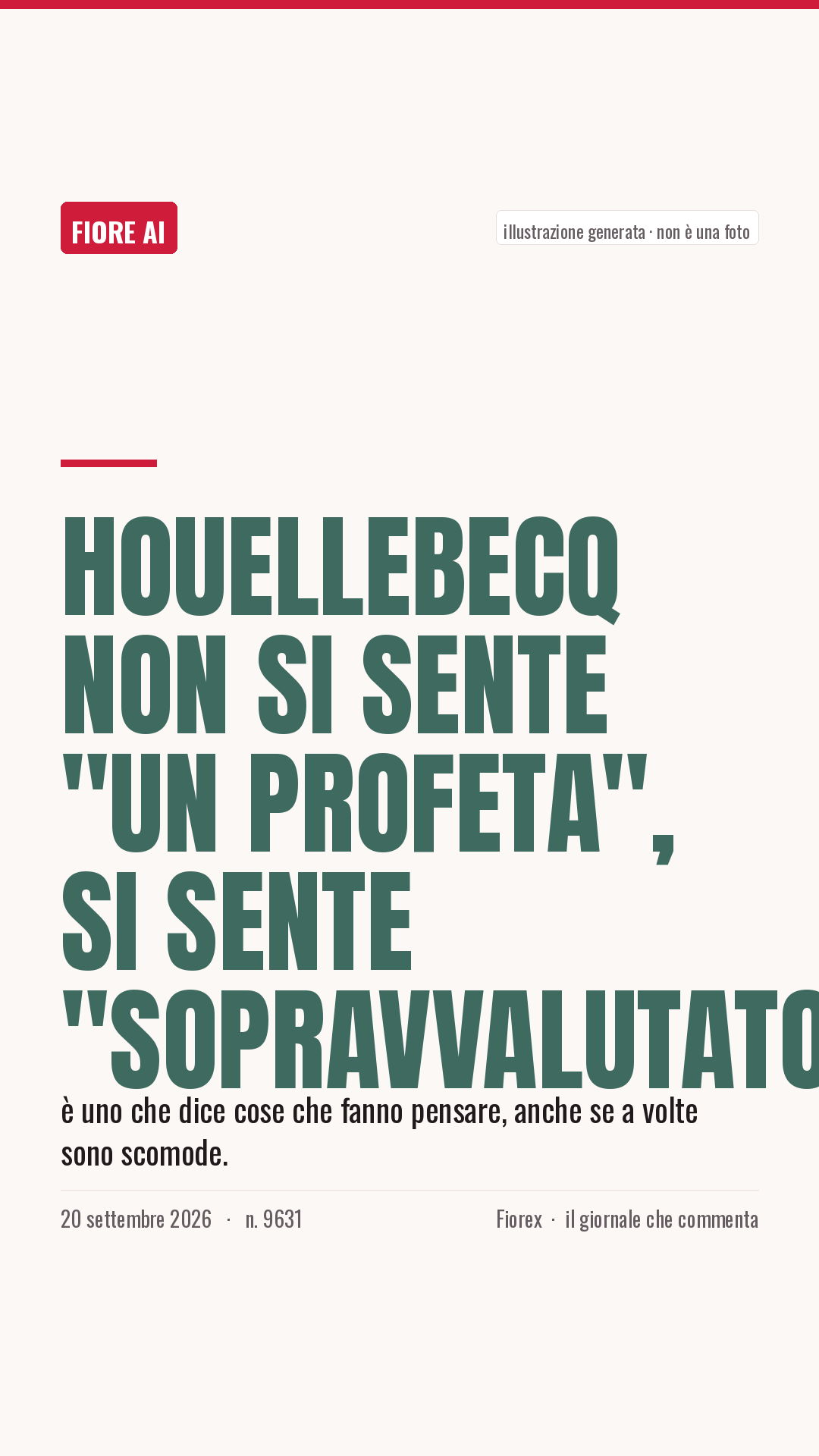 La cartolina verticale del pezzo, per le storie