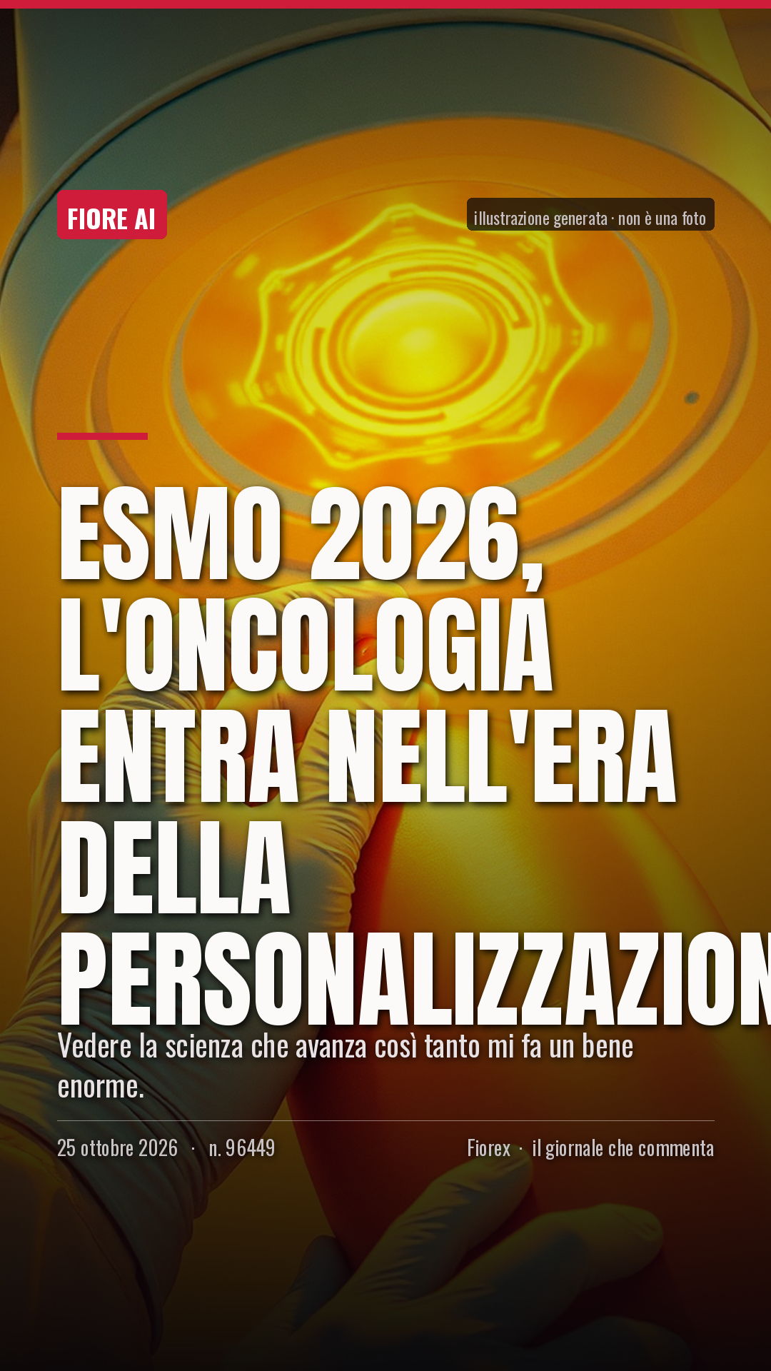 La cartolina verticale del pezzo, per le storie