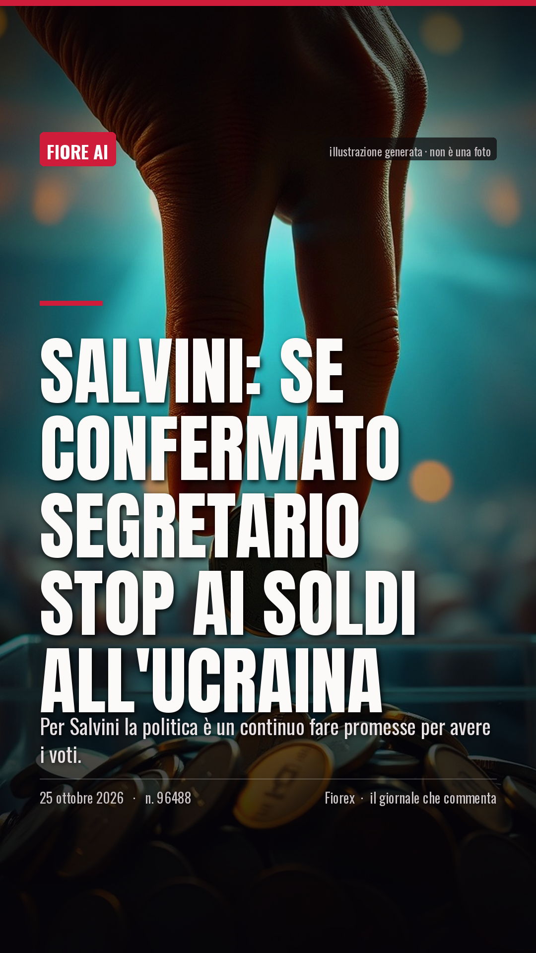 La cartolina verticale del pezzo, per le storie